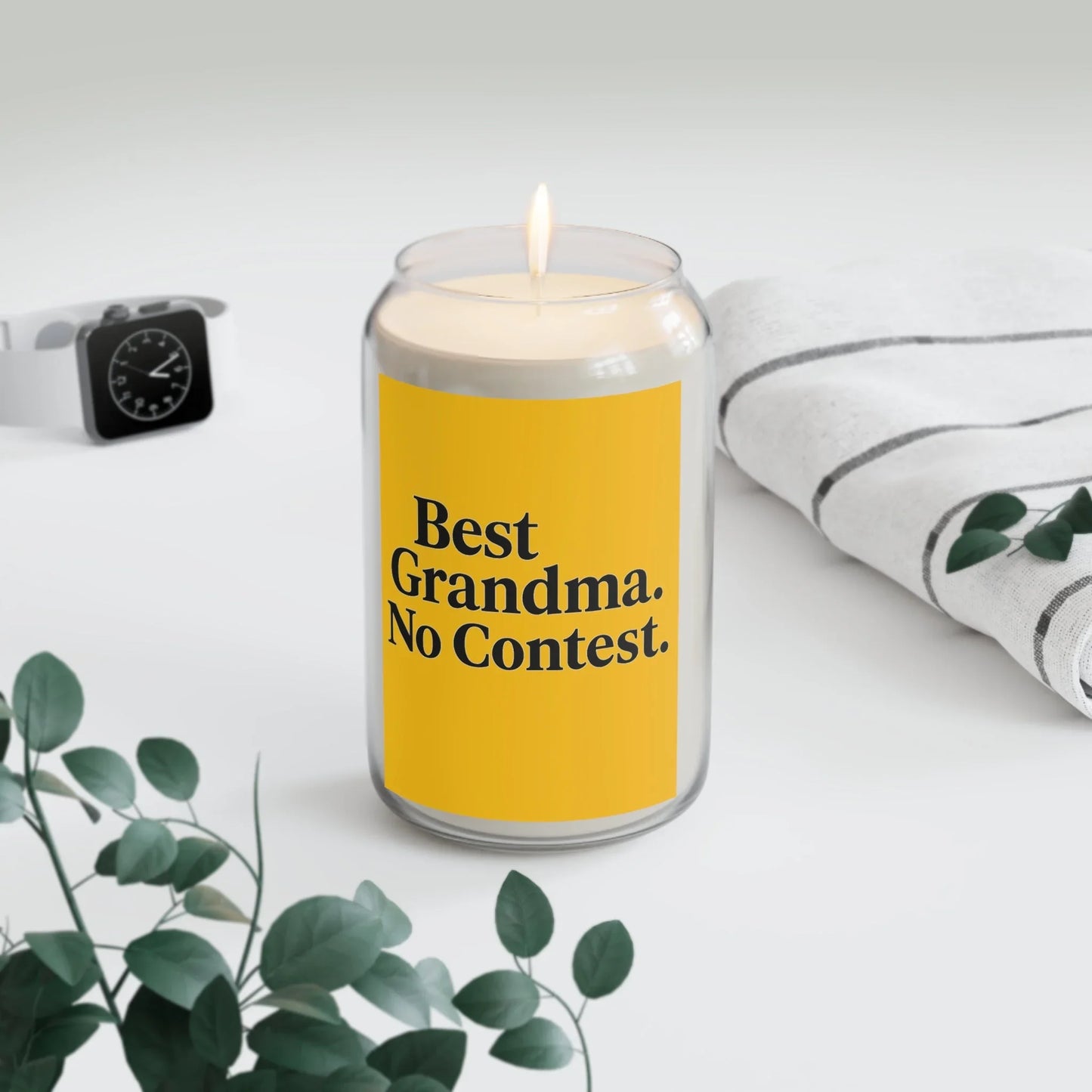 Best Grandma Scented Soy Candle, Unique Gift for Mom, Birthday Present - Hearth&Hugz
