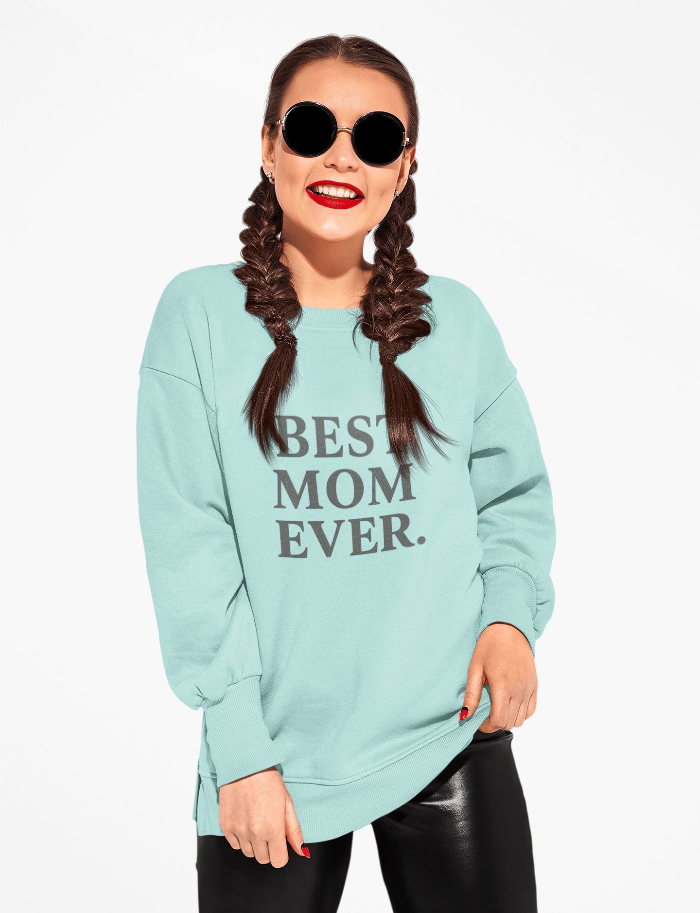 Cozy Best Mom Ever Sweatshirt: Perfect Mother's Day Gift, Casual Wear by Family Love Apparel - Hearth&Hugz