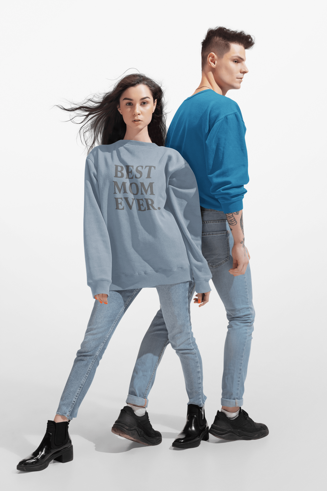 Cozy Best Mom Ever Sweatshirt: Perfect Mother's Day Gift, Casual Wear by Family Love Apparel - Hearth&Hugz