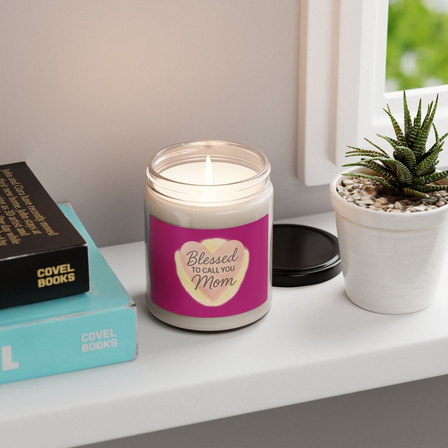 Blessed Mom Candle | Scented Soy | Aromatherapy Gift - Mother's Day, Birthday, Home Decor - Hearth&Hugz