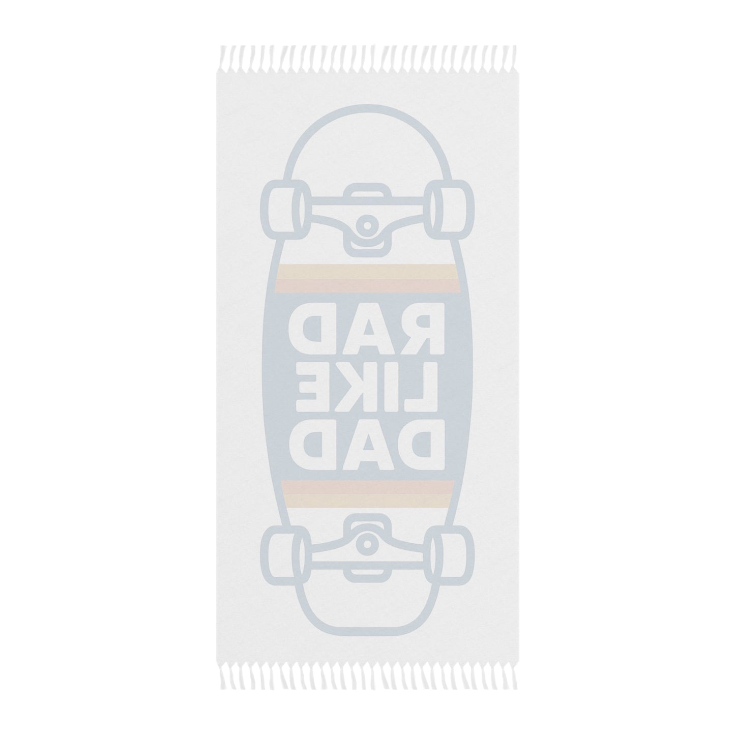 Rad Dad Boho Beach Towel - Beach Day Essentials & Dad Gifts - Hearth&Hugz