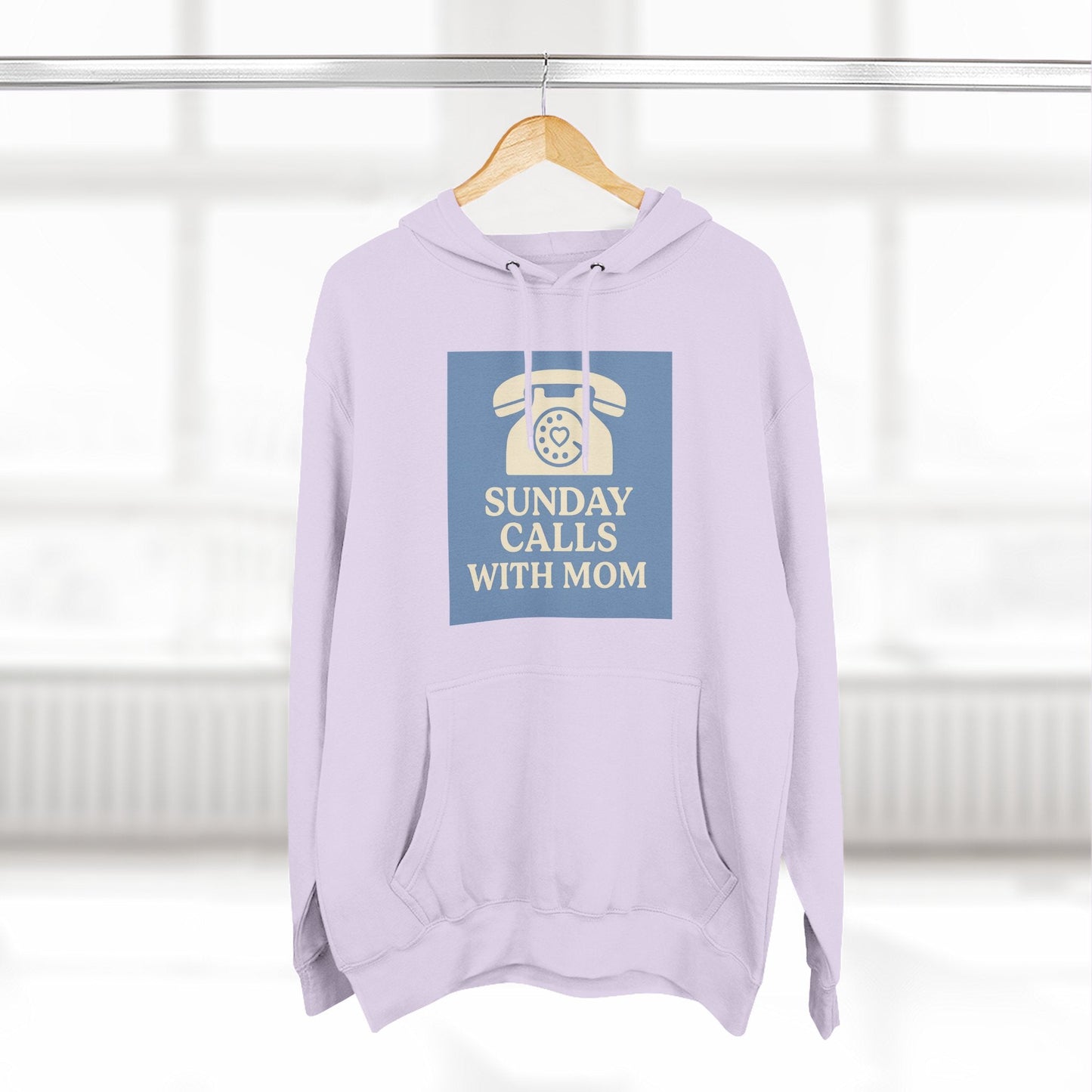 Cozy Mom Call Fleece Hoodie - The Ultimate Phone Lover's Gift - Hearth&Hugz