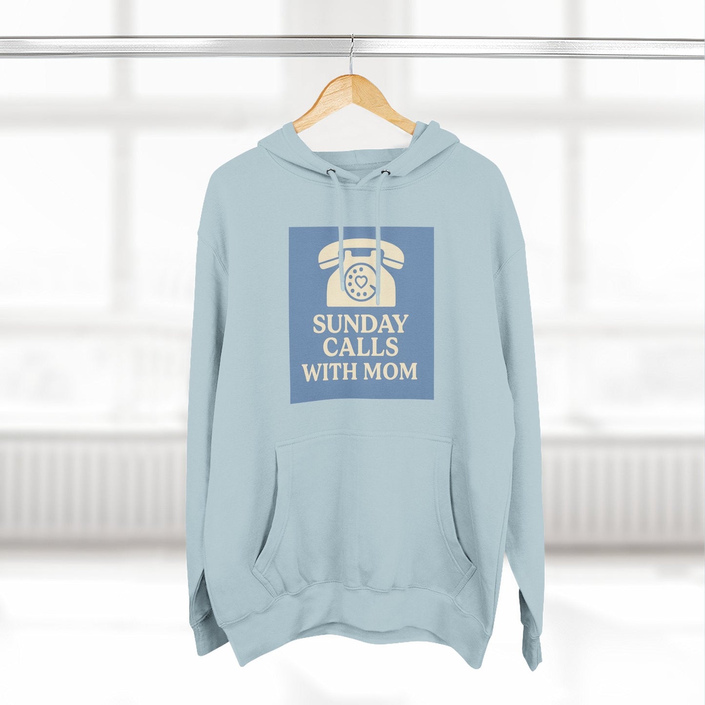 Cozy Mom Call Fleece Hoodie - The Ultimate Phone Lover's Gift - Hearth&Hugz