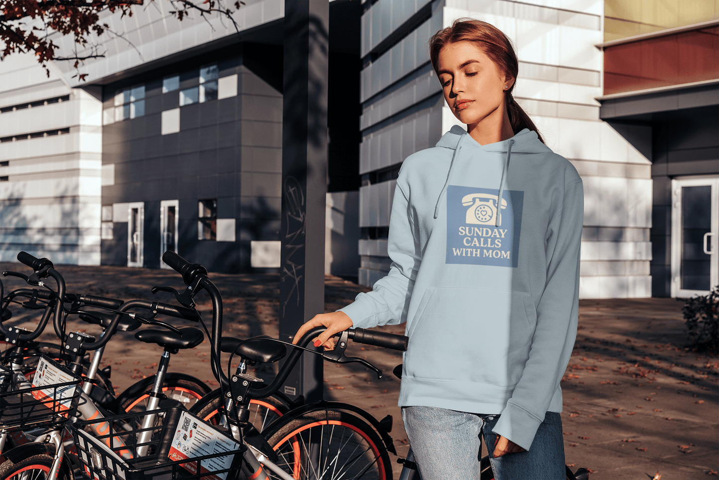 Cozy Mom Call Fleece Hoodie - The Ultimate Phone Lover's Gift - Hearth&Hugz