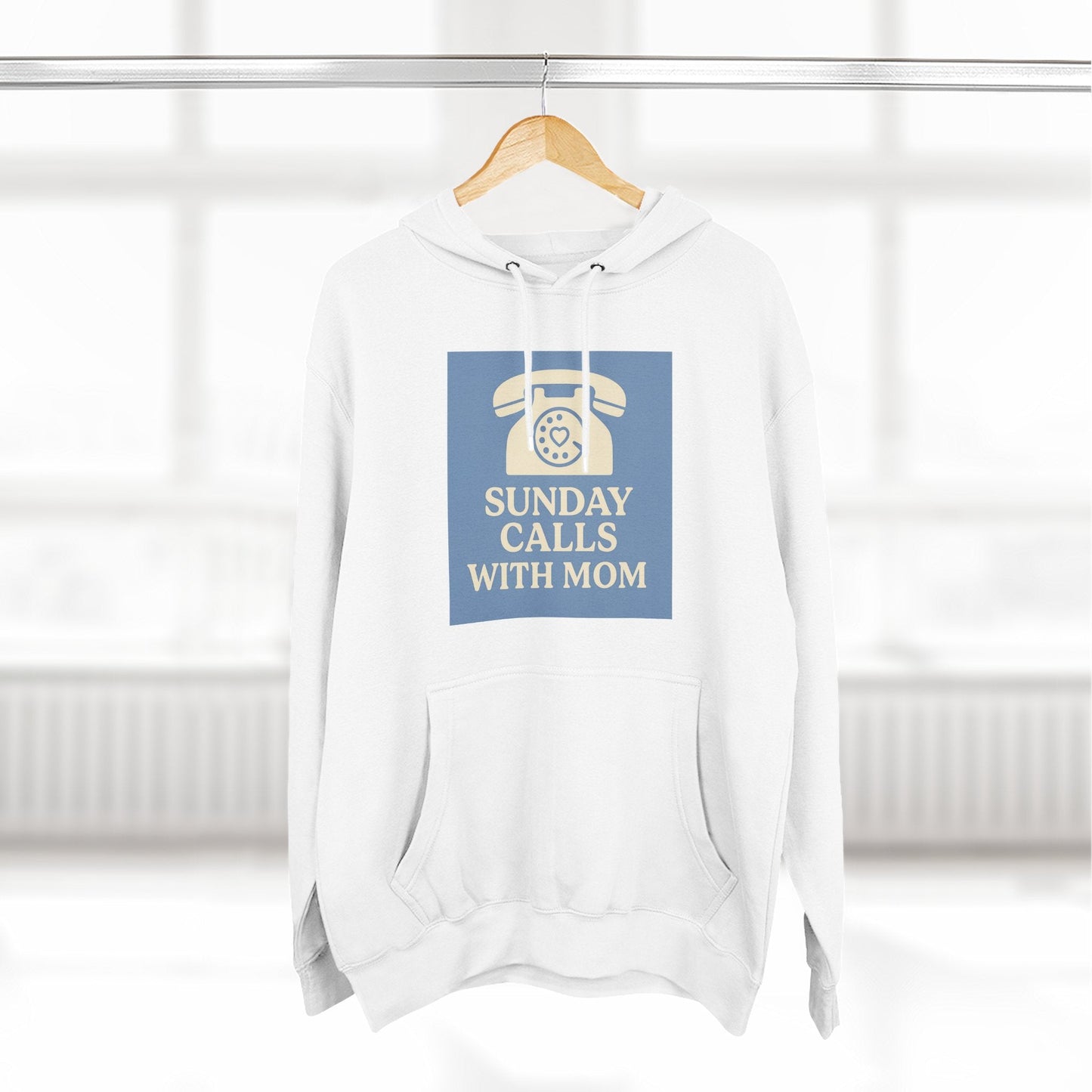 Cozy Mom Call Fleece Hoodie - The Ultimate Phone Lover's Gift - Hearth&Hugz