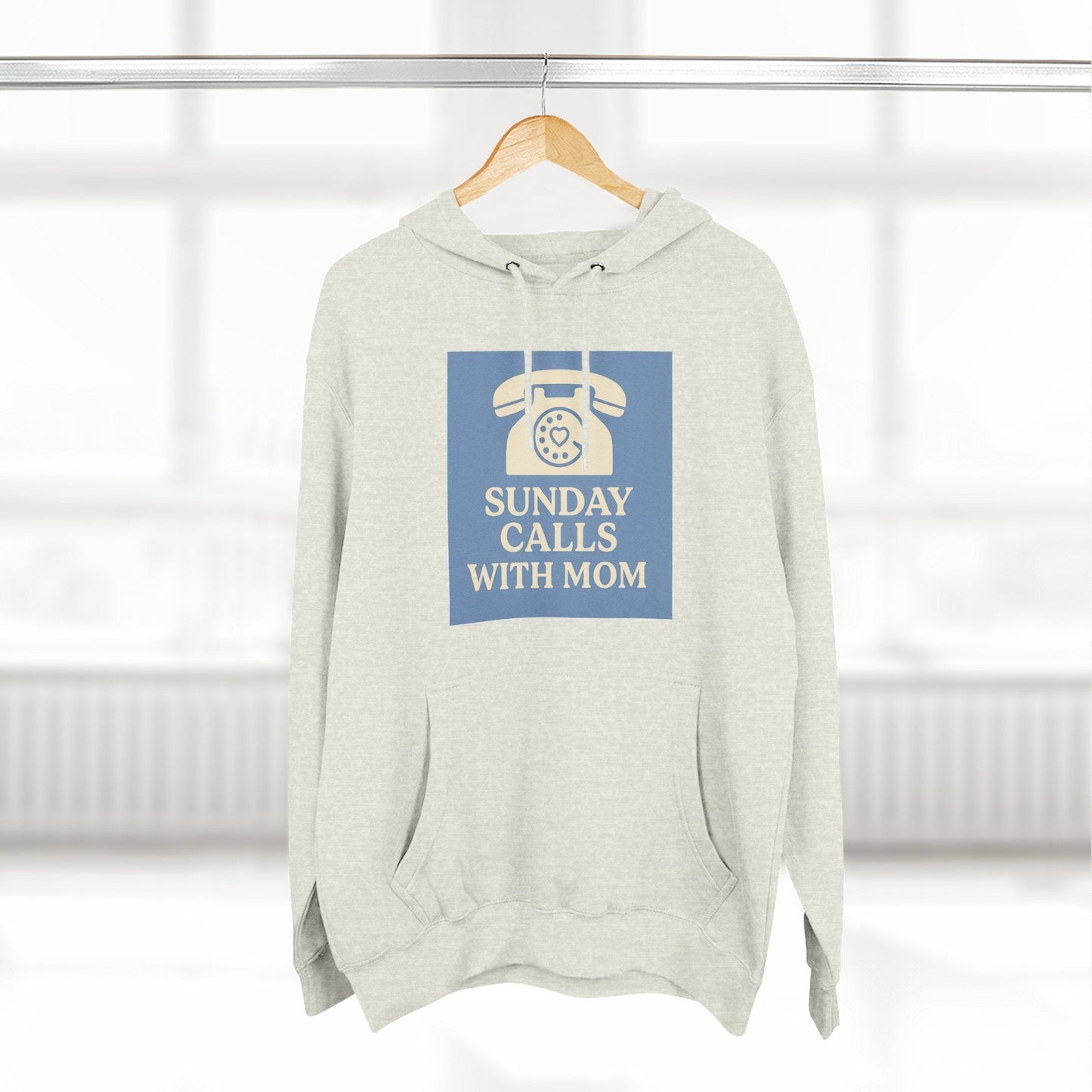 Cozy Mom Call Fleece Hoodie - The Ultimate Phone Lover's Gift - Hearth&Hugz