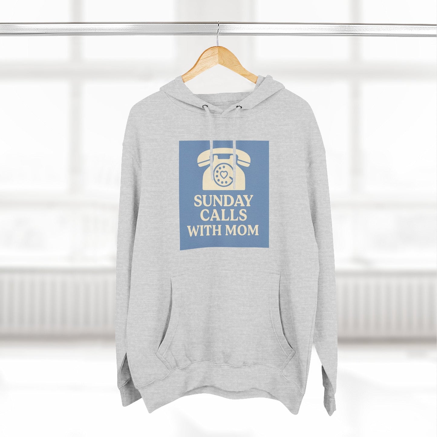 Cozy Mom Call Fleece Hoodie - The Ultimate Phone Lover's Gift - Hearth&Hugz
