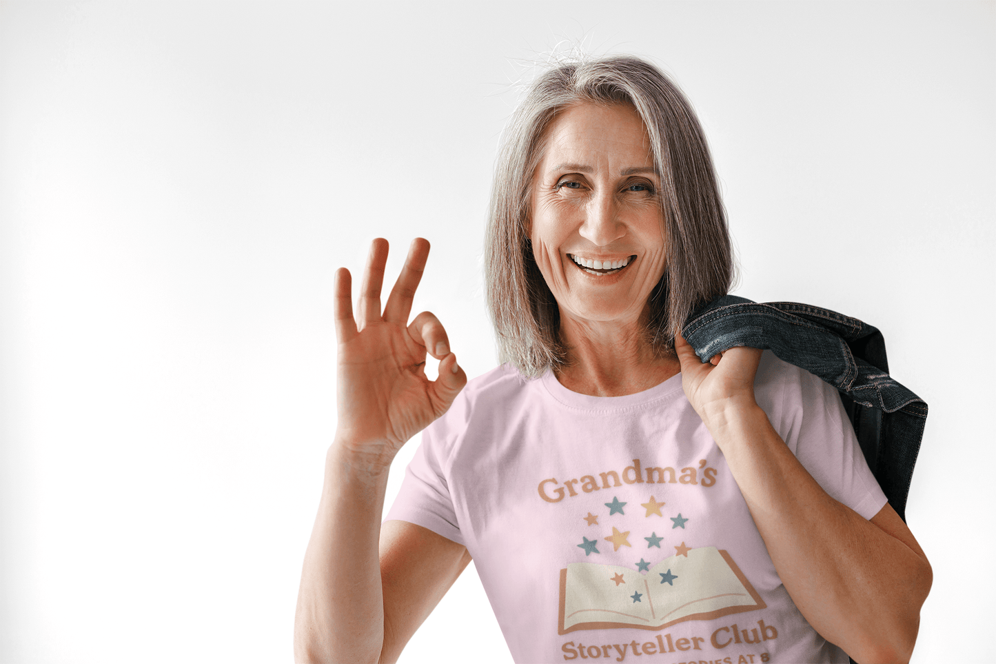Grandma's Cozy Storyteller Tee - Family Reunion Gift - Hearth&Hugz