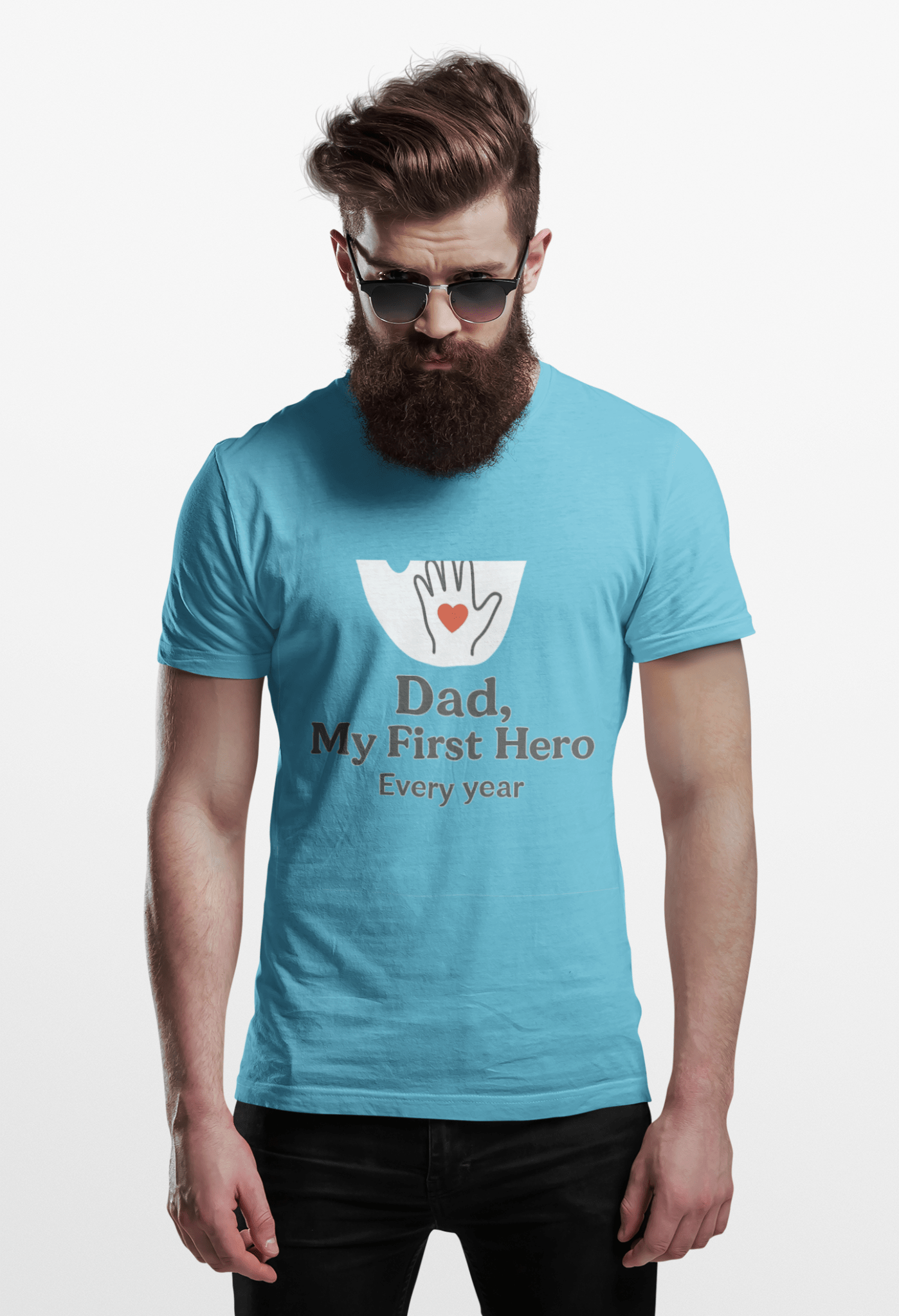 My First Hero Dad Tee, Father's Day Gift - Hearth&Hugz