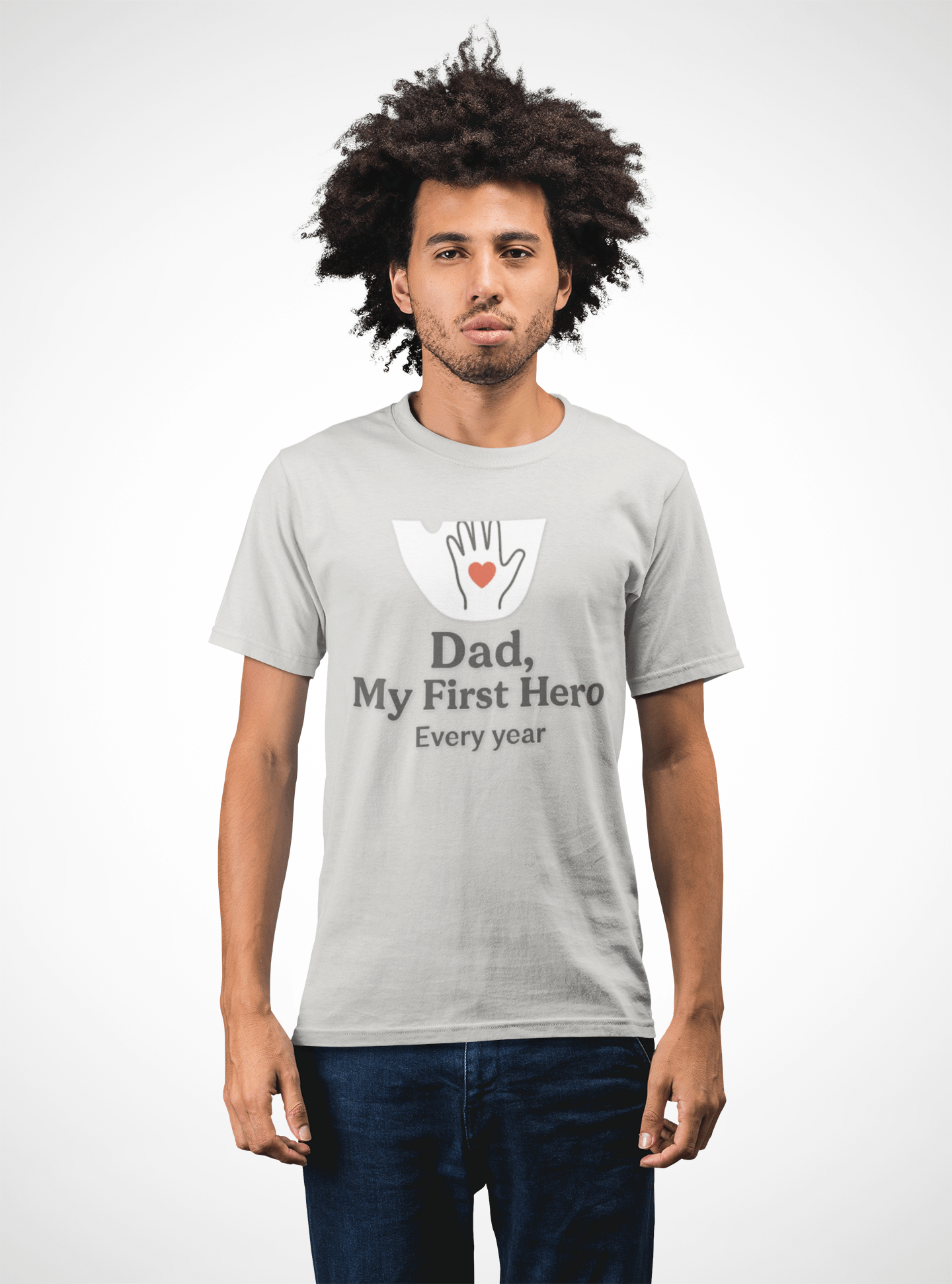 My First Hero Dad Tee, Father's Day Gift - Hearth&Hugz