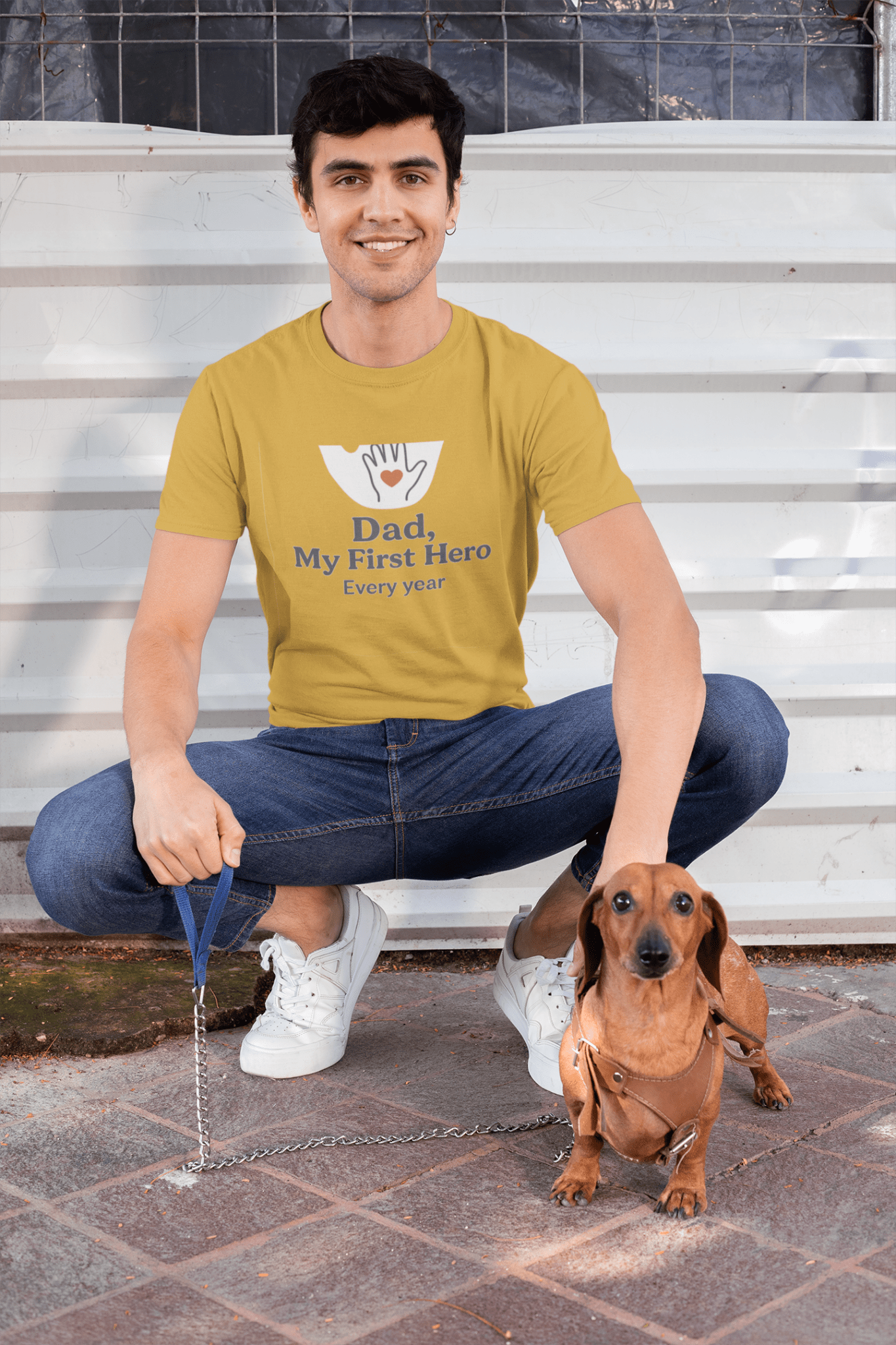 My First Hero Dad Tee, Father's Day Gift - Hearth&Hugz