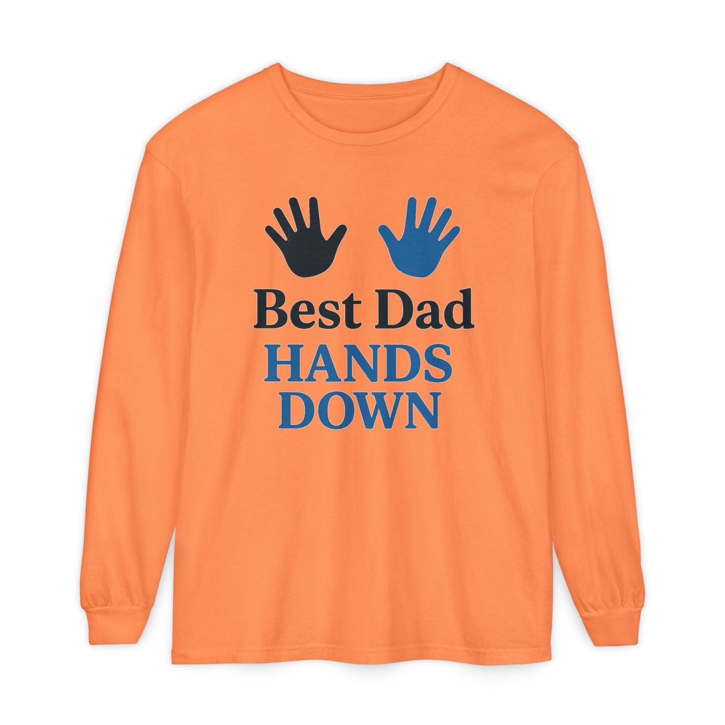 Father's Day Long Sleeve Tee, Ideal for Family Gatherings & Celebrations - Hearth&Hugz