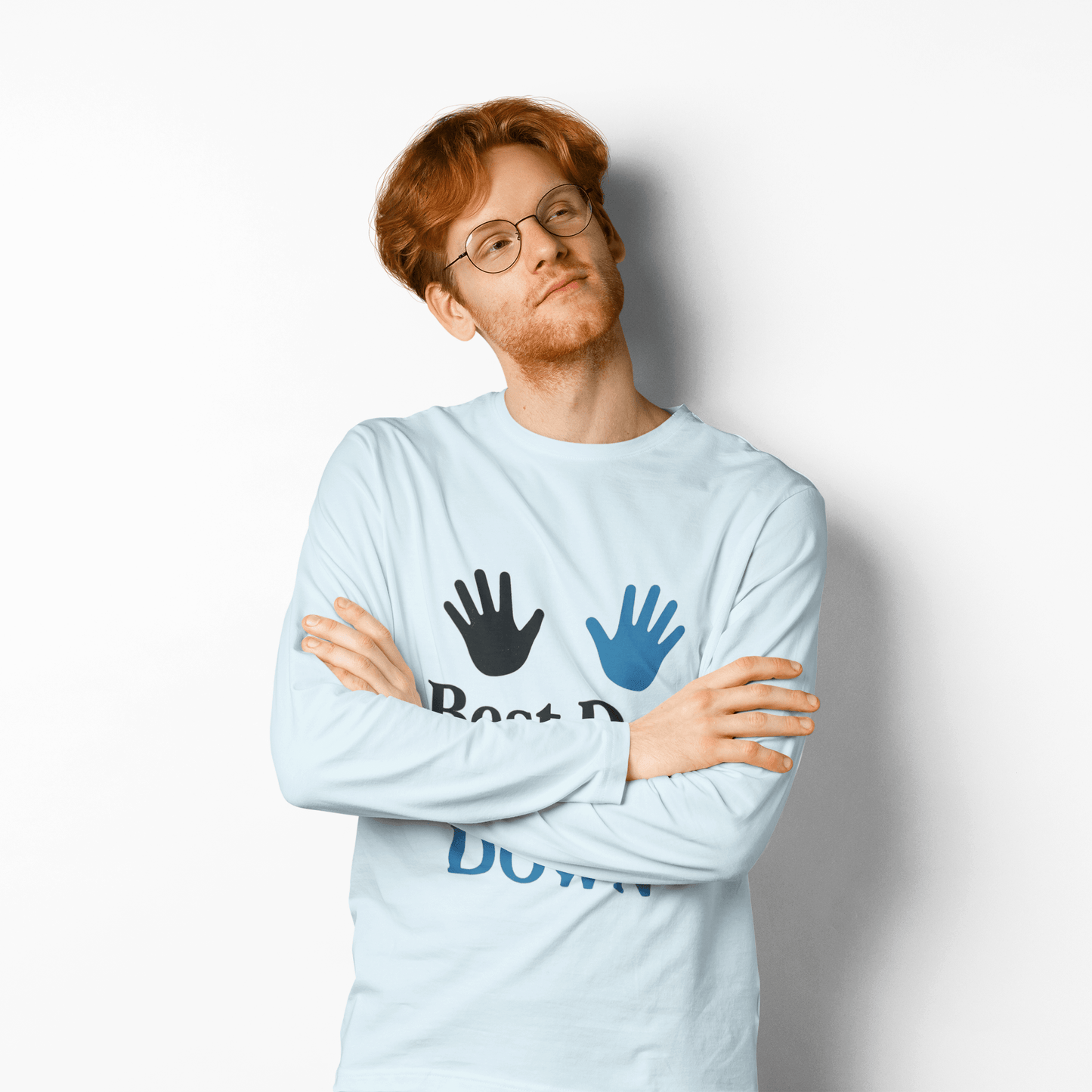 Father's Day Long Sleeve Tee, Ideal for Family Gatherings & Celebrations - Hearth&Hugz