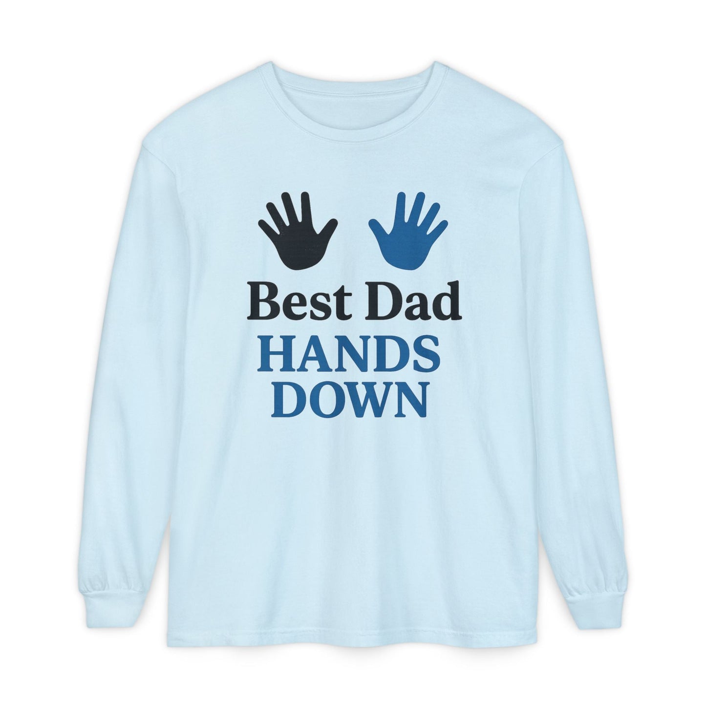 Father's Day Long Sleeve Tee, Ideal for Family Gatherings & Celebrations - Hearth&Hugz