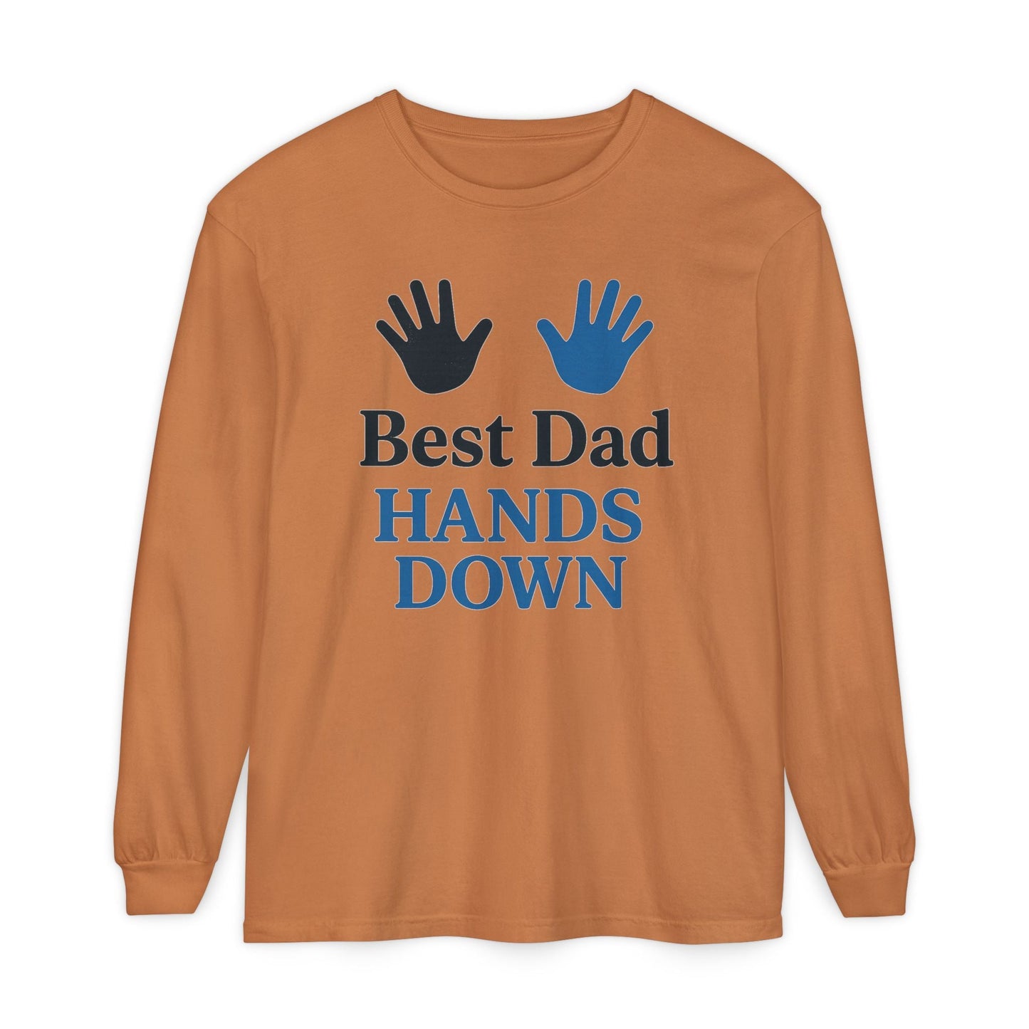 Father's Day Long Sleeve Tee, Ideal for Family Gatherings & Celebrations - Hearth&Hugz