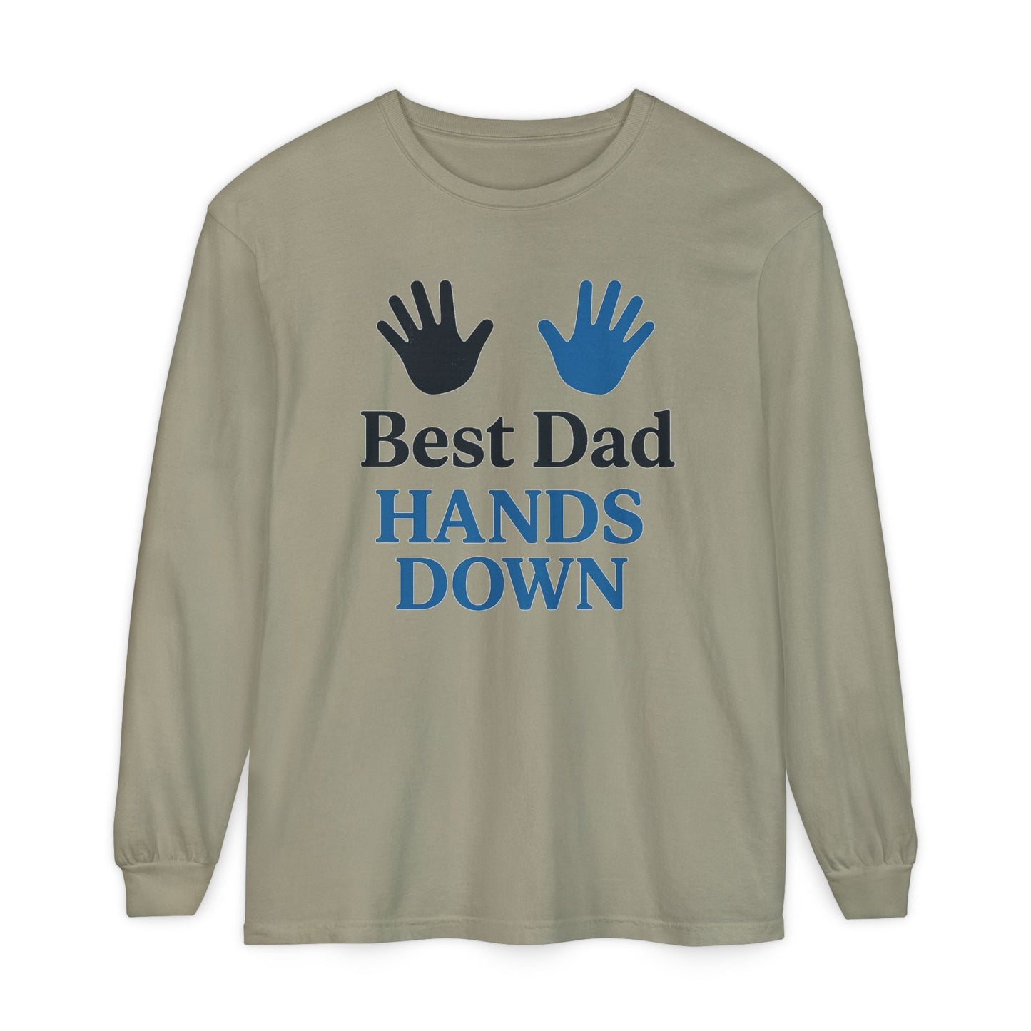 Father's Day Long Sleeve Tee, Ideal for Family Gatherings & Celebrations - Hearth&Hugz