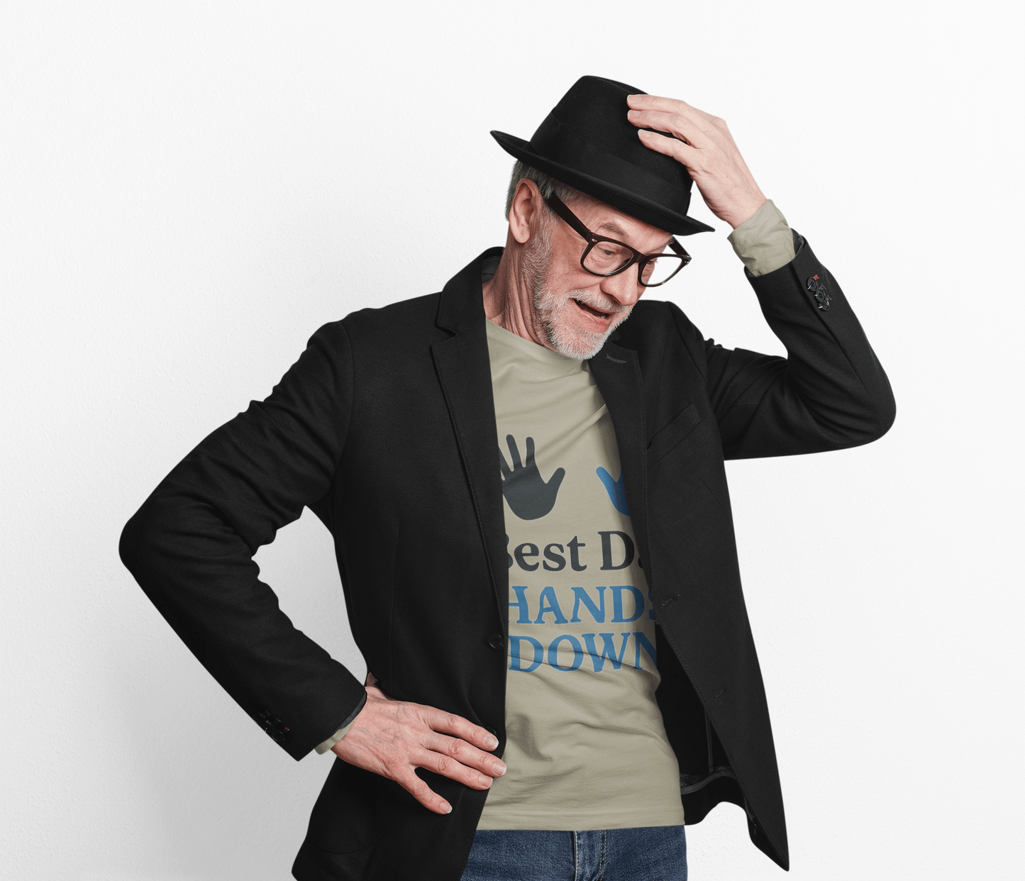 Father's Day Long Sleeve Tee, Ideal for Family Gatherings & Celebrations - Hearth&Hugz