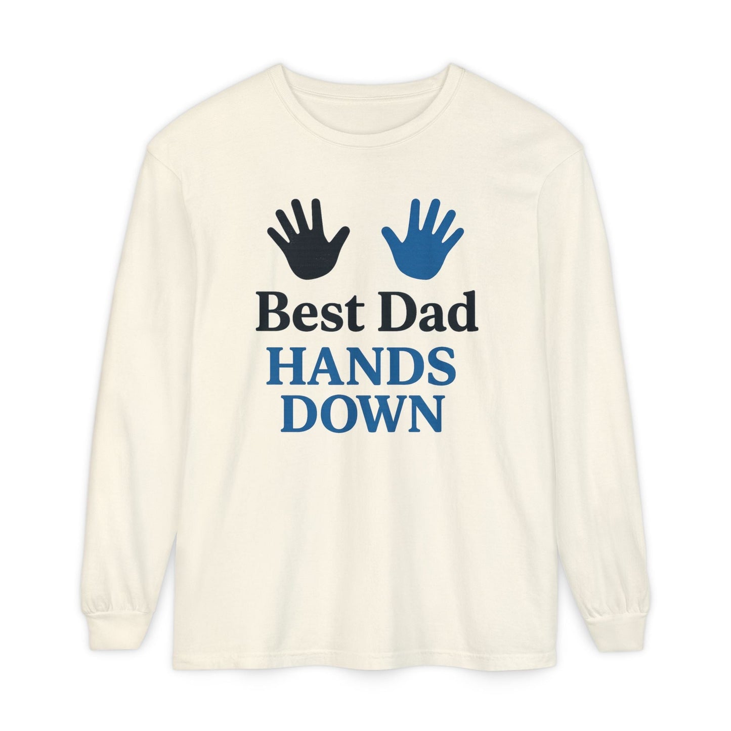Father's Day Long Sleeve Tee, Ideal for Family Gatherings & Celebrations - Hearth&Hugz