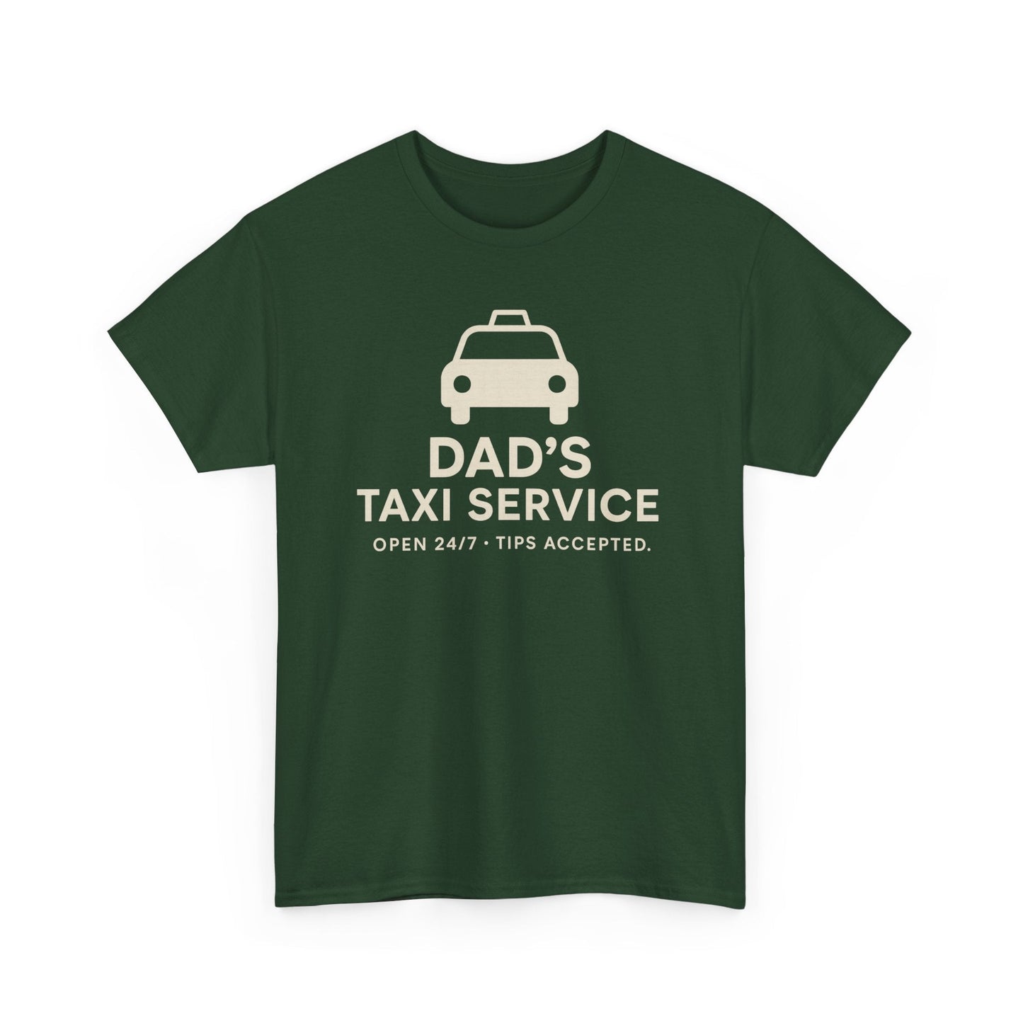 Dad's Taxi Service Tee - Perfect Father's Day Gift, Casual Dad Jokes Apparel - Hearth&Hugz