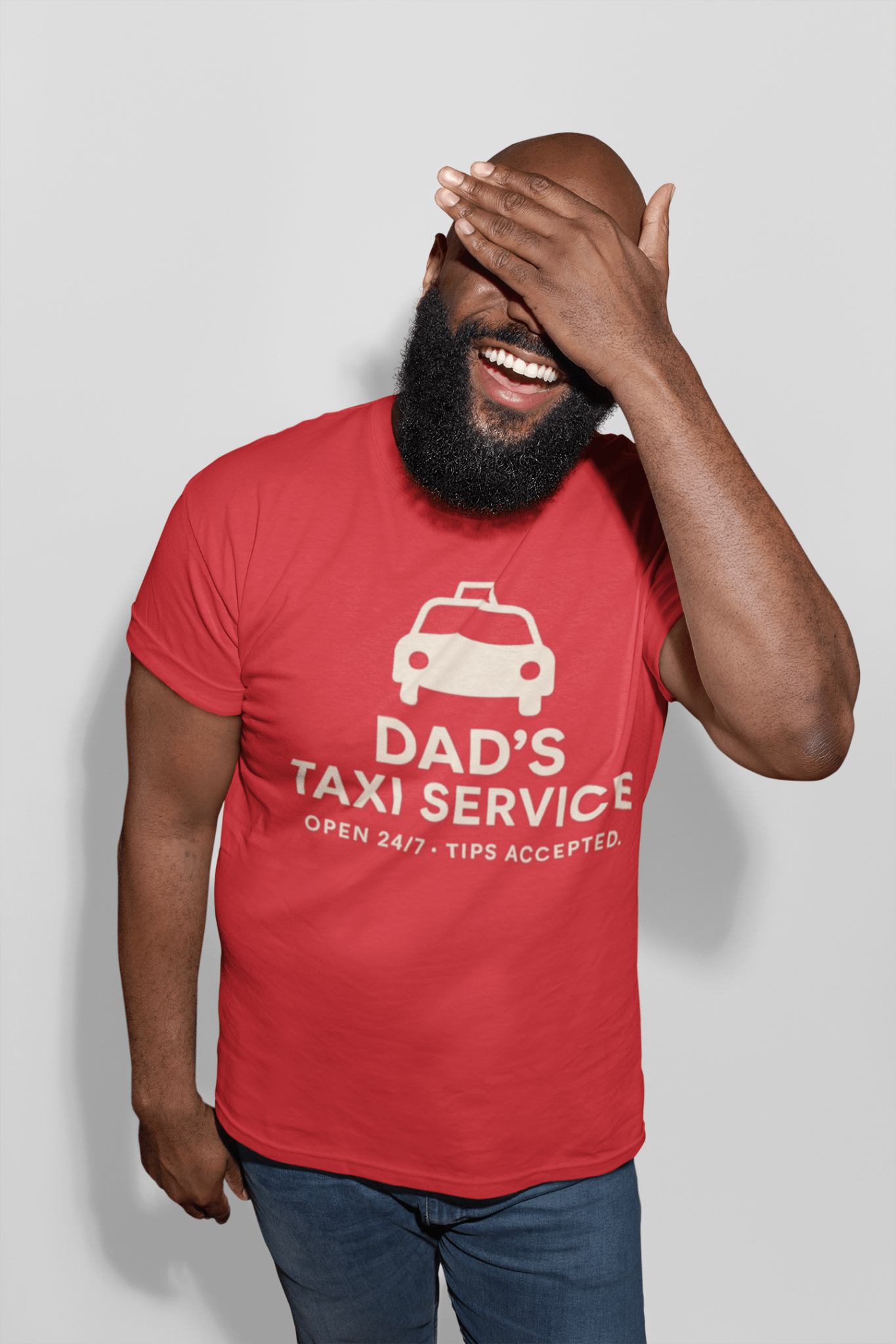Dad's Taxi Service Tee - Perfect Father's Day Gift, Casual Dad Jokes Apparel - Hearth&Hugz