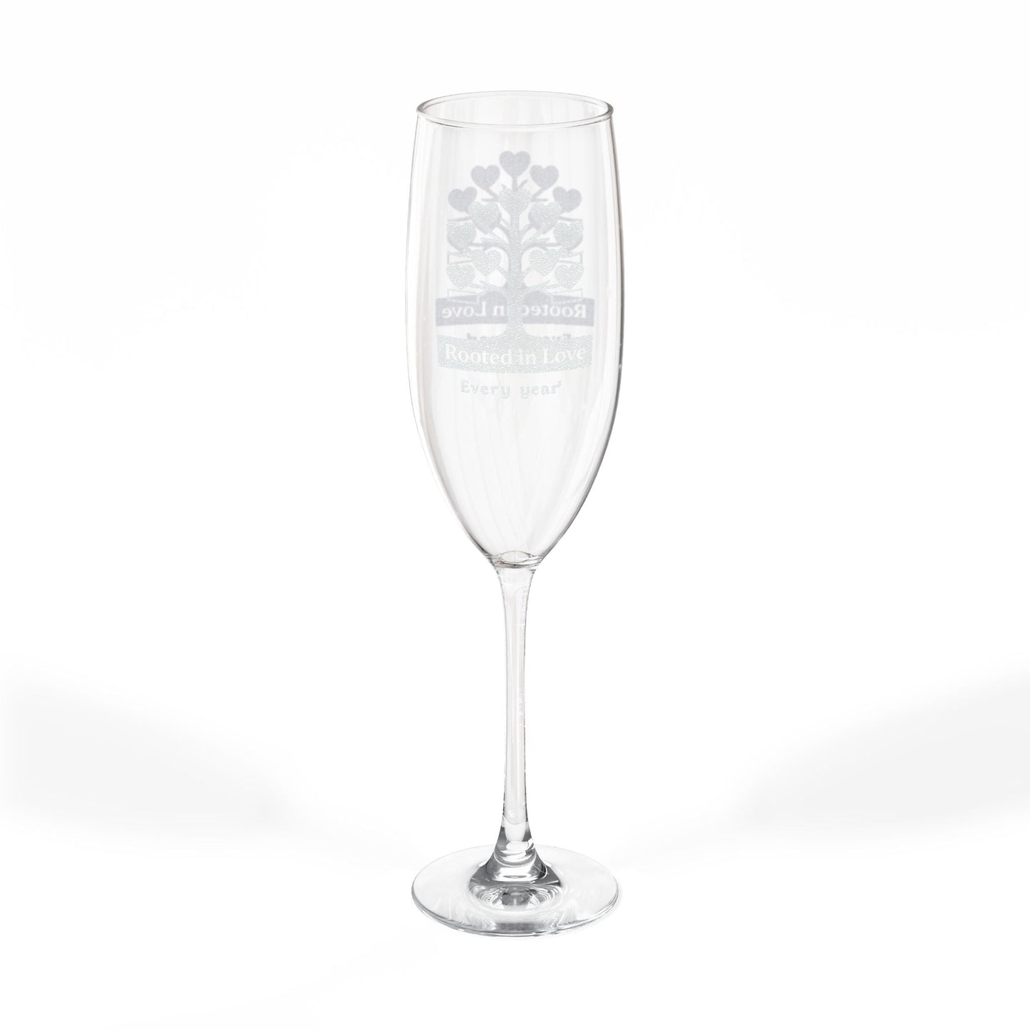 Personalized Engraved Champagne Flute - Elegant Glassware for Celebrations - Hearth&Hugz