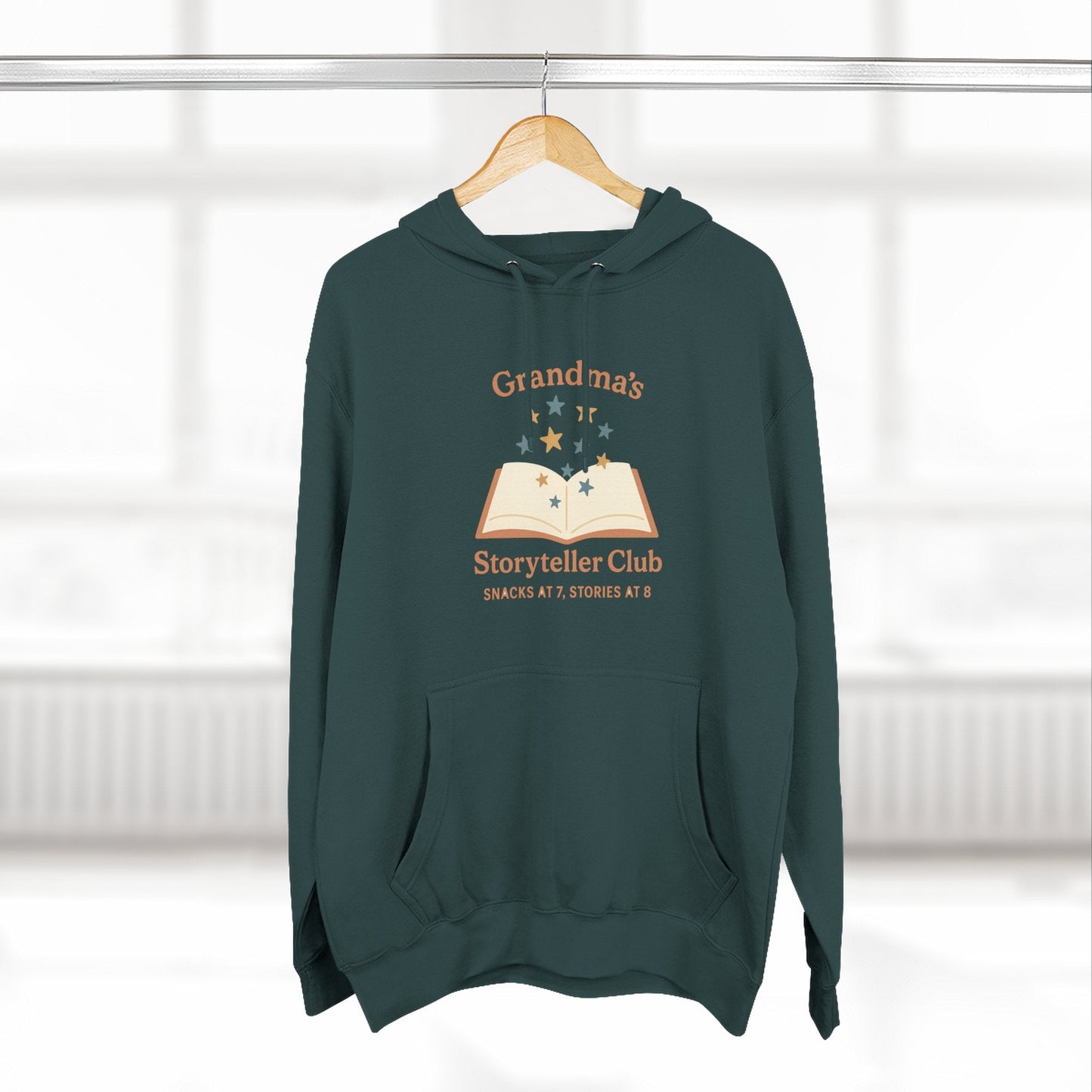Grandma's Storyteller Club Hoodie - Cozy Gift for Grandparents & Family Gatherings - Hearth&Hugz