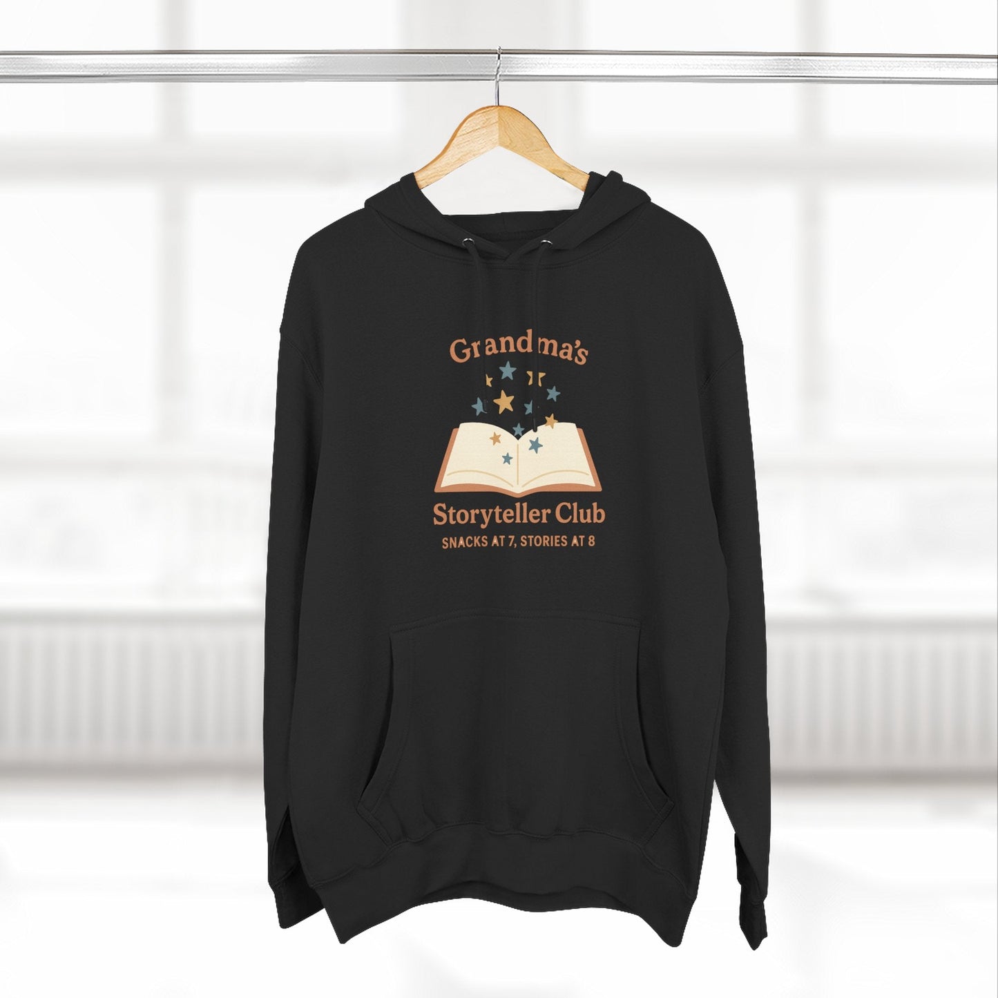 Grandma's Storyteller Club Hoodie - Cozy Gift for Grandparents & Family Gatherings - Hearth&Hugz