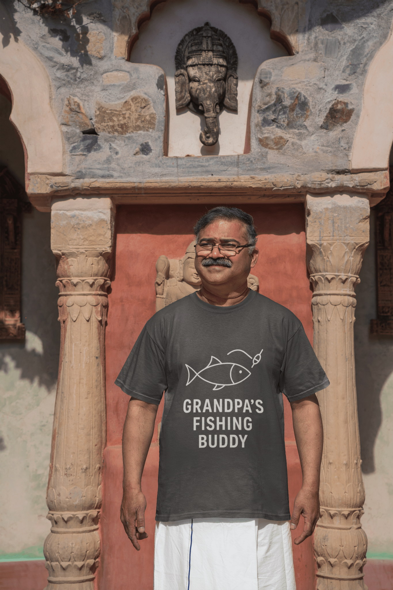 Grandpa's Fishing Buddy Tee | Grandpa Gift Shirt | Father's Day Apparel - Hearth&Hugz
