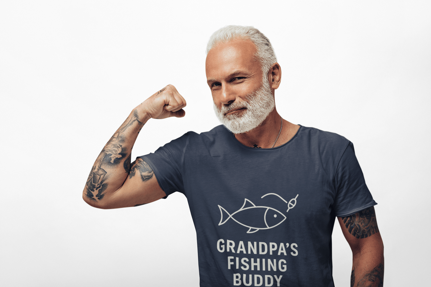 Grandpa's Fishing Buddy Tee | Grandpa Gift Shirt | Father's Day Apparel - Hearth&Hugz