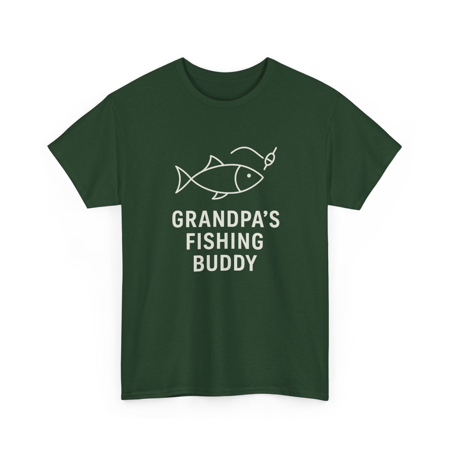 Grandpa's Fishing Buddy Tee | Grandpa Gift Shirt | Father's Day Apparel - Hearth&Hugz