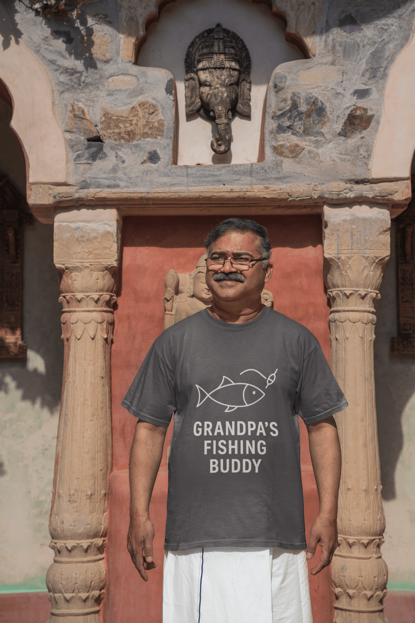 Grandpa's Fishing Buddy Tee | Grandpa Gift Shirt | Father's Day Apparel - Hearth&Hugz