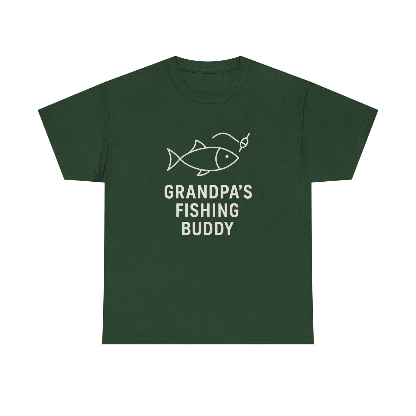 Grandpa's Fishing Buddy Tee | Grandpa Gift Shirt | Father's Day Apparel - Hearth&Hugz