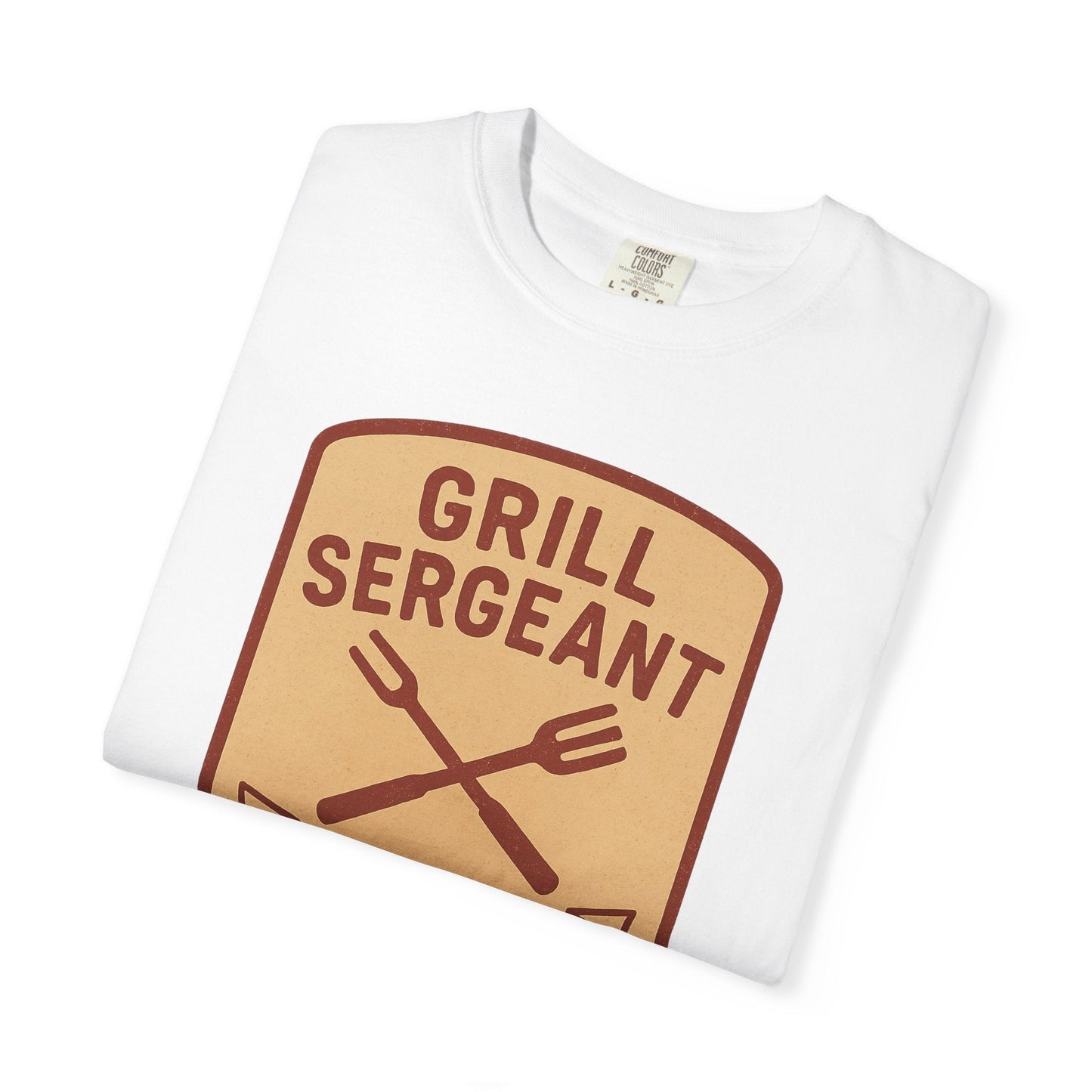 Grill Sergeant Dad T-Shirt: Father's Day Gift for BBQ Enthusiast - Hearth&Hugz