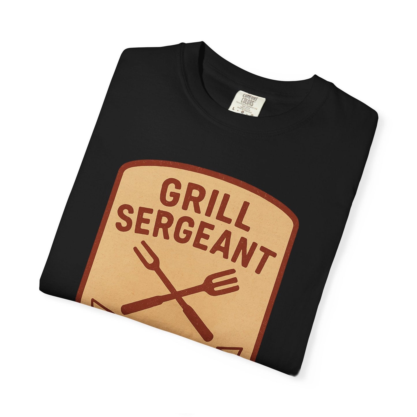 Grill Sergeant Dad T-Shirt: Father's Day Gift for BBQ Enthusiast - Hearth&Hugz