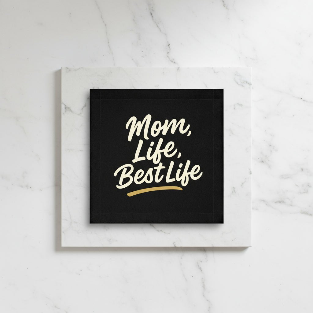 Mom Life Kitchen Towel - Fun Gift for Mothers, Spa Towel, Home Décor - Hearth&Hugz
