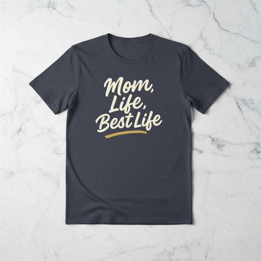 Mom Life Tee: Casual Wear & Gift for Moms, Everyday Comfort, Unisex Softstyle T-Shirt - Hearth&Hugz
