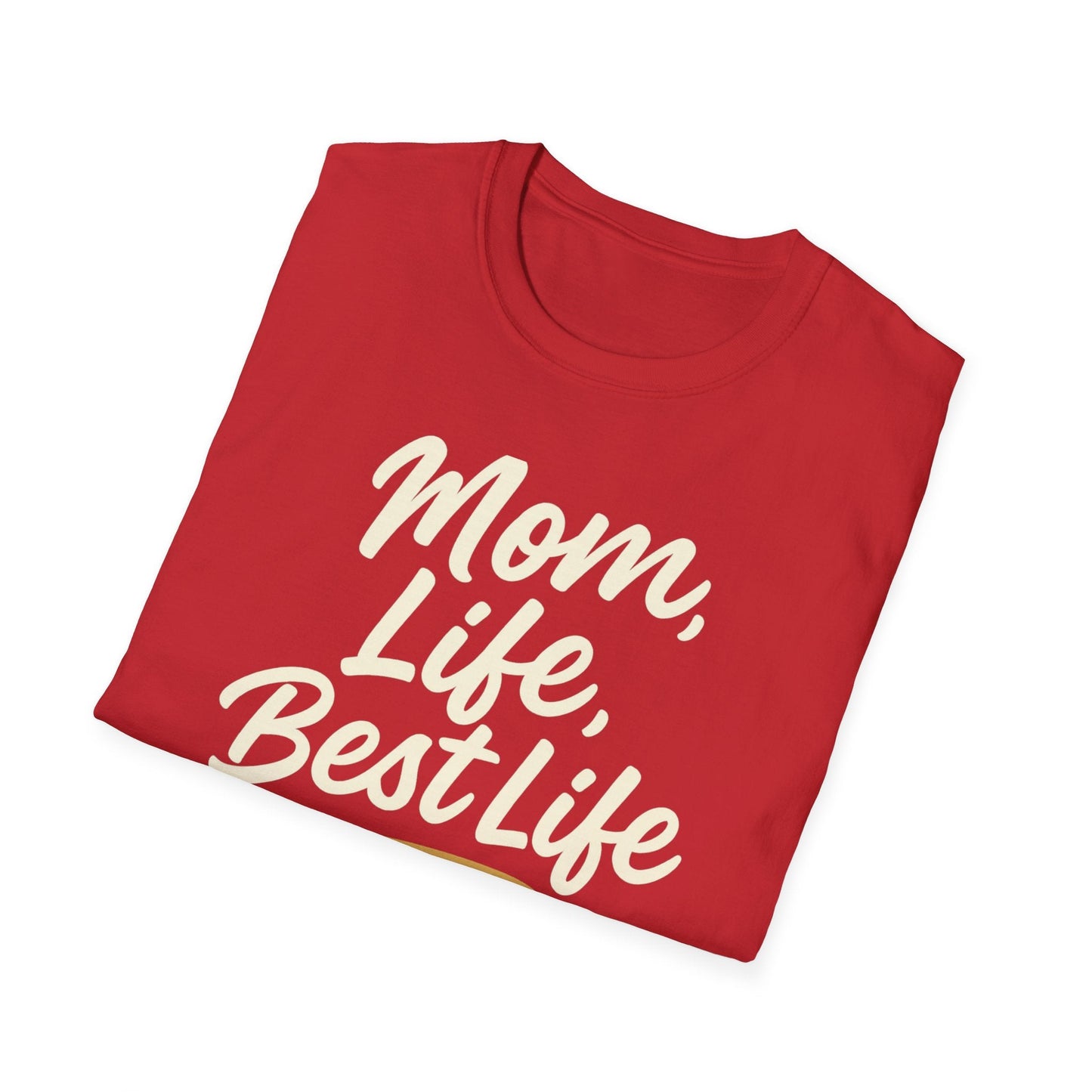 Mom Life Tee: Casual Wear & Gift for Moms, Everyday Comfort, Unisex Softstyle T-Shirt - Hearth&Hugz