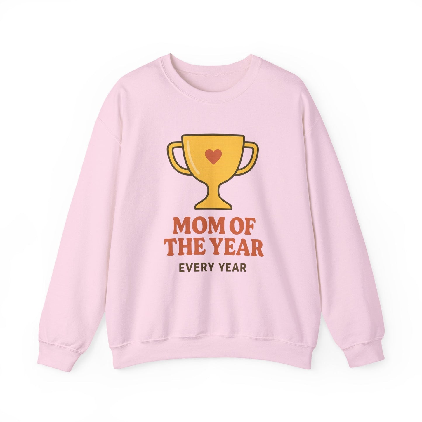 Mom of the Year Crewneck Sweatshirt | Funny Mother’s Day Gift, Cozy Casual Wear for Moms - Hearth&Hugz