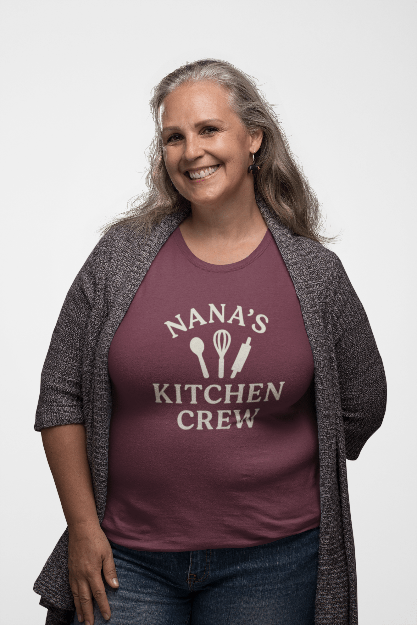 Nana's Kitchen Crew Tee - Ideal Gift for Home Cooks & Culinary Parties - Hearth&Hugz