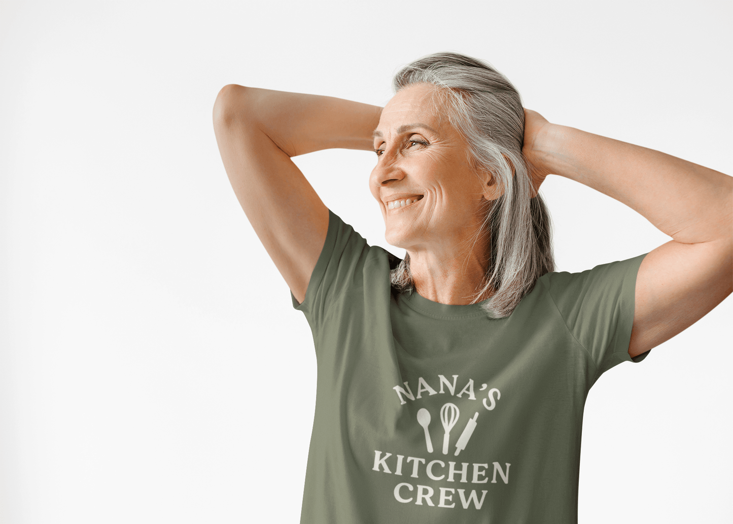 Nana's Kitchen Crew Tee - Ideal Gift for Home Cooks & Culinary Parties - Hearth&Hugz