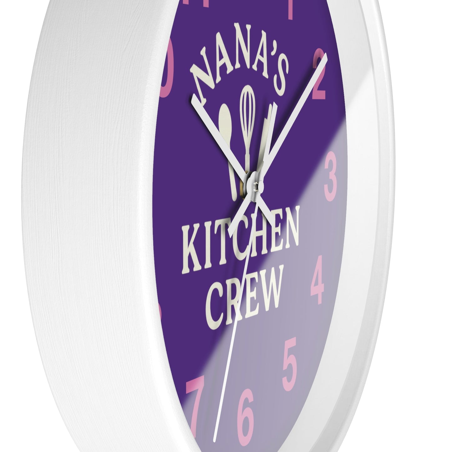 Nana's Kitchen Crew Wall Clock - Fun Family Timepiece & Decor - Hearth&Hugz