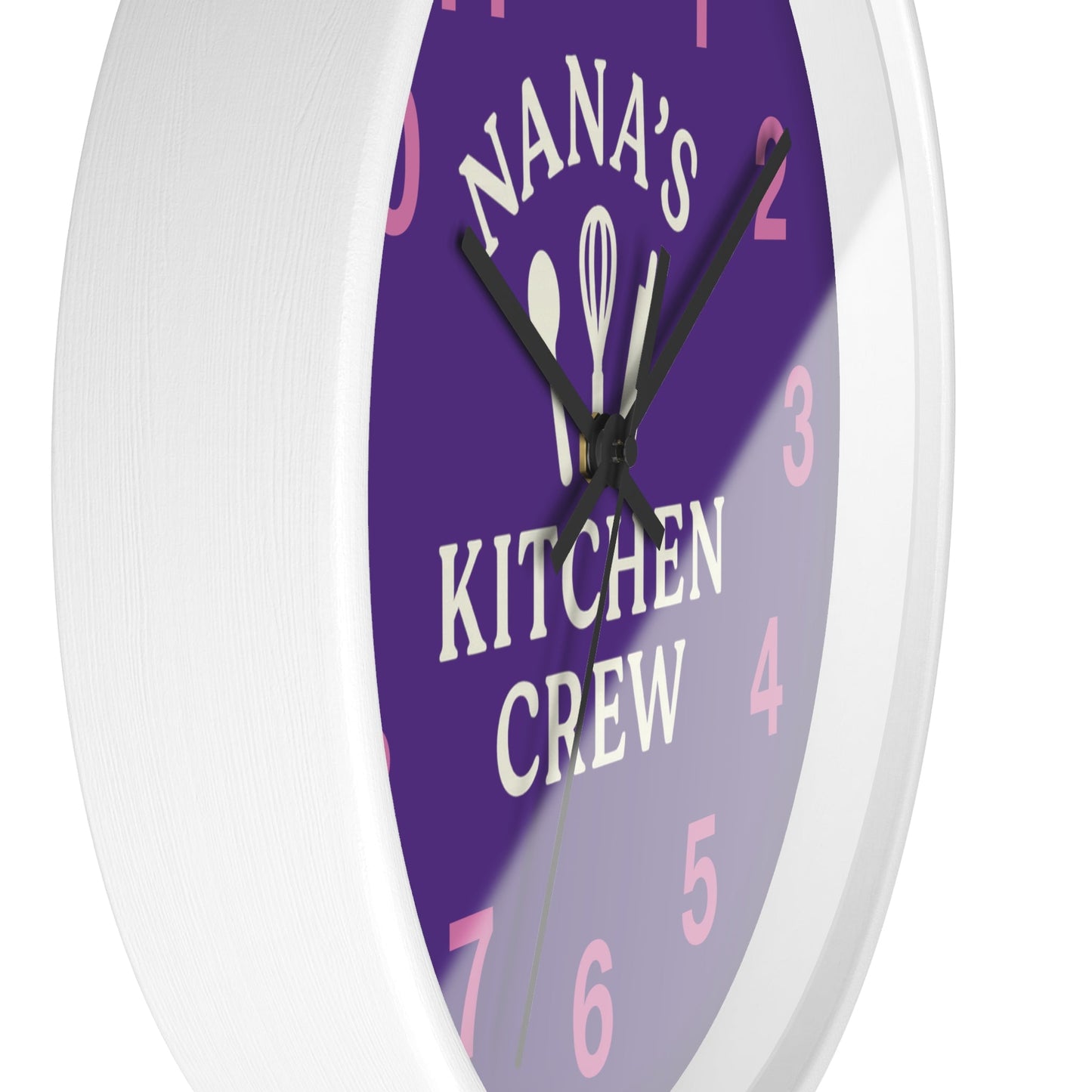 Nana's Kitchen Crew Wall Clock - Fun Family Timepiece & Decor - Hearth&Hugz