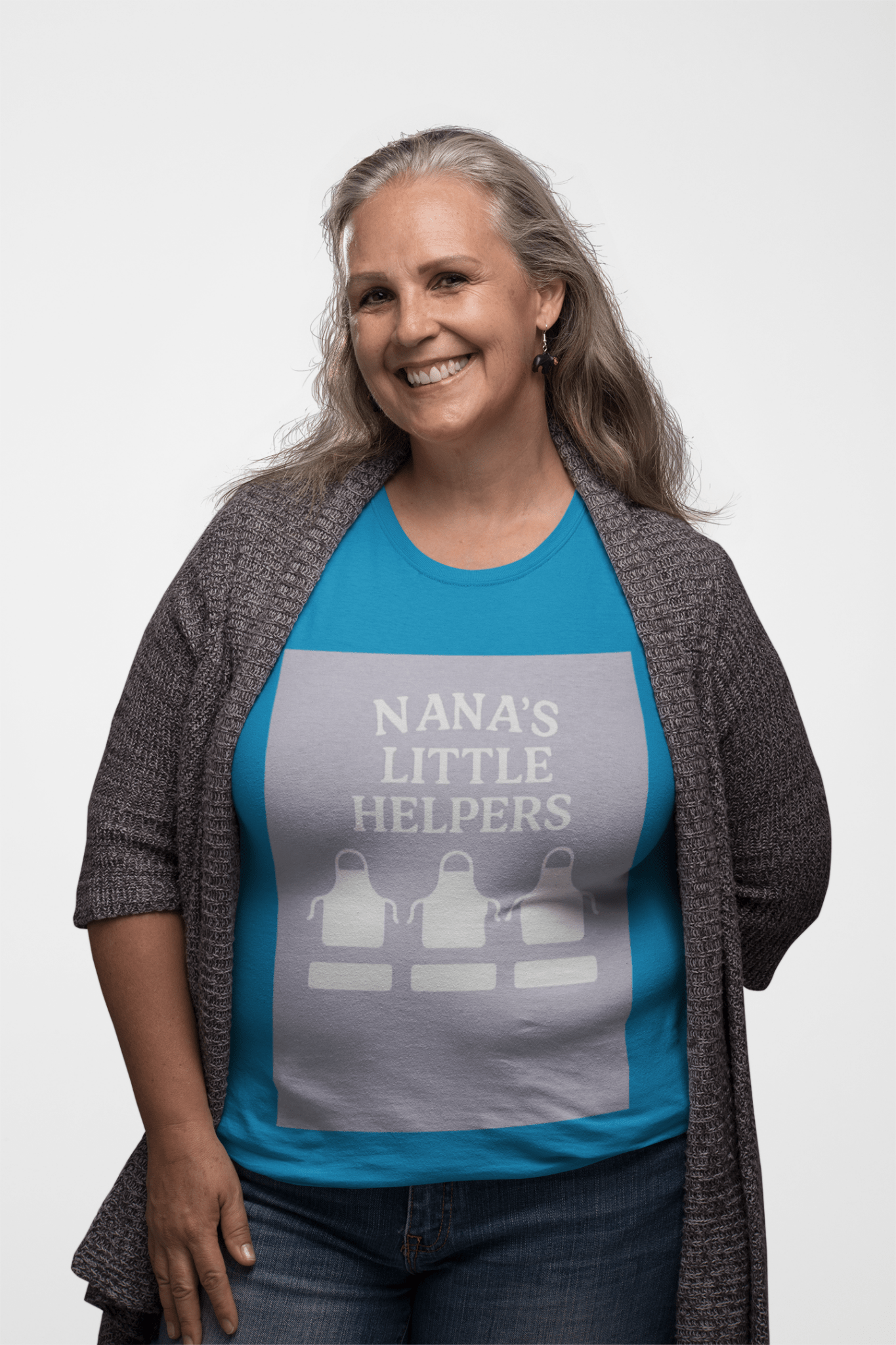 Gift for Grandma: Nana's Little Helpers Unisex Tee - Funny Family T-Shirt - Hearth&Hugz
