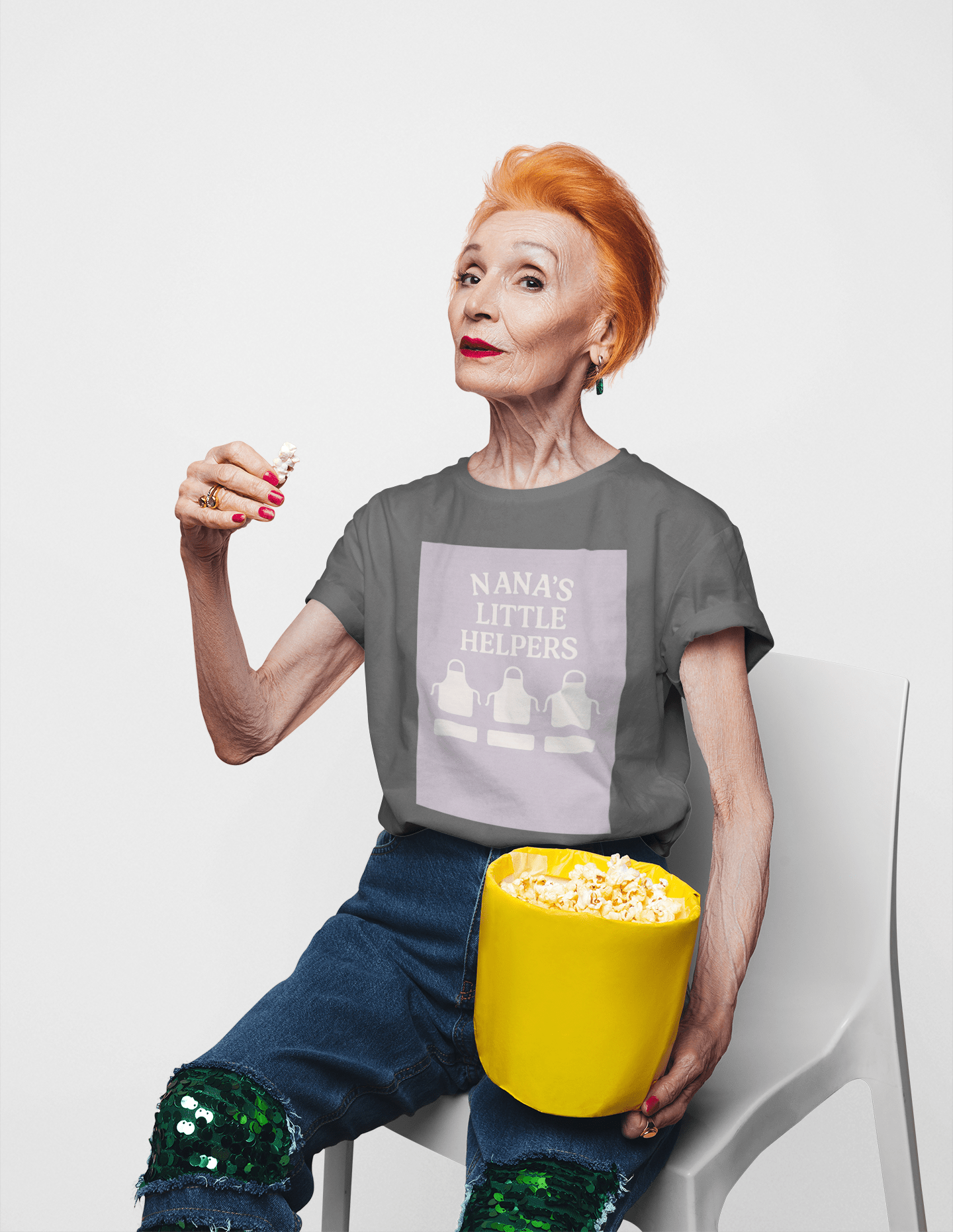 Gift for Grandma: Nana's Little Helpers Unisex Tee - Funny Family T-Shirt - Hearth&Hugz