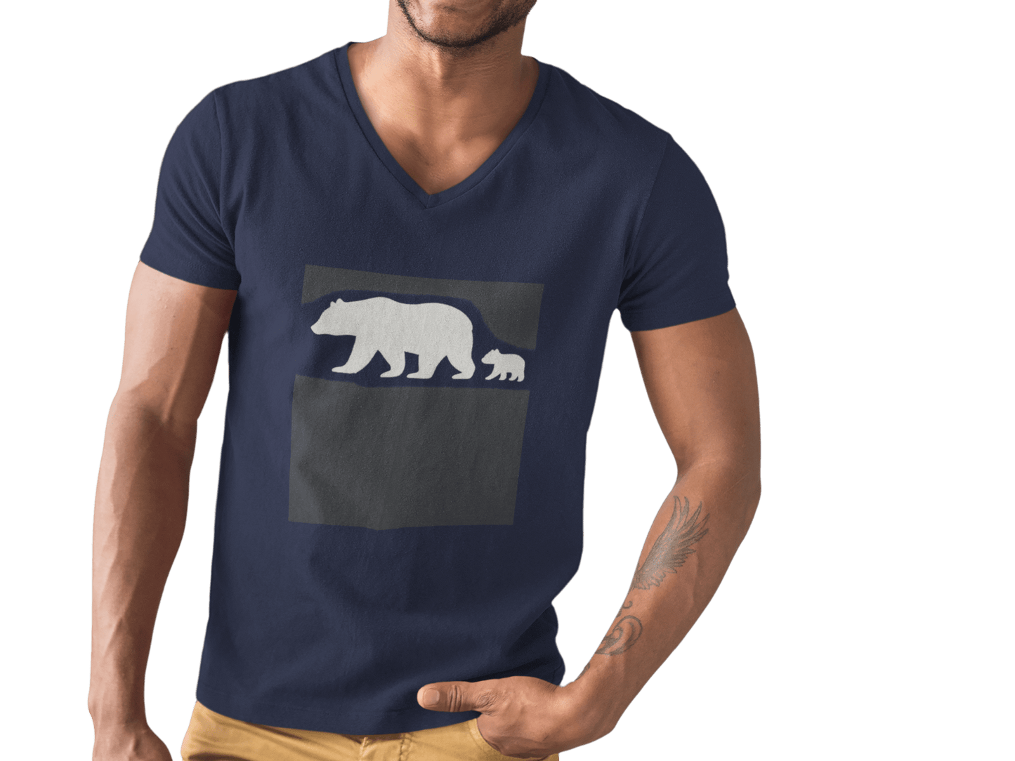 Wildlife Lover Polar Bear Shirt - Nature Gift for Earth Day, Outdoor Adventures - Hearth&Hugz