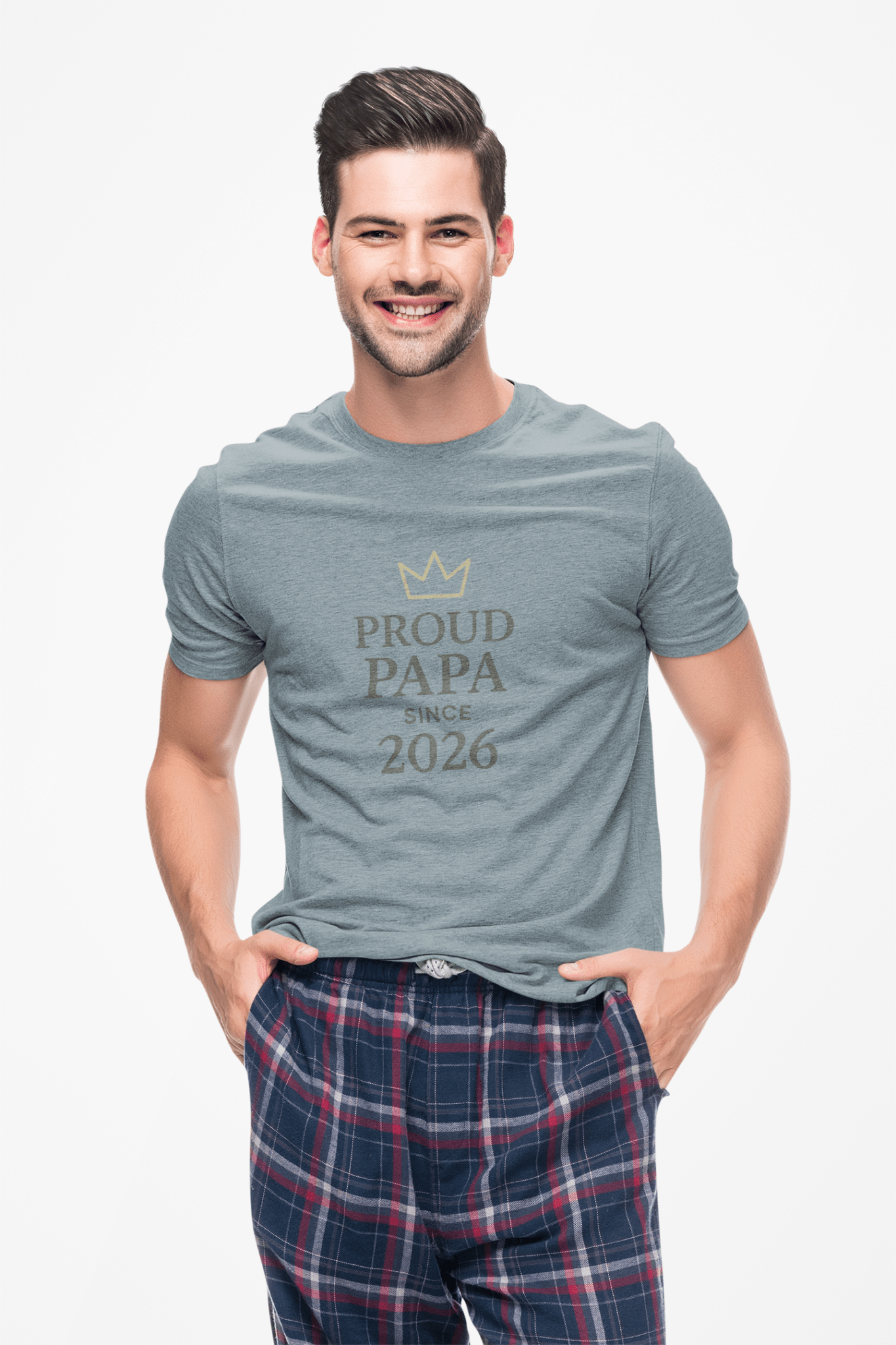 Proud Papa T-Shirt: Perfect Father's Day Gift for New Dads - Hearth&Hugz
