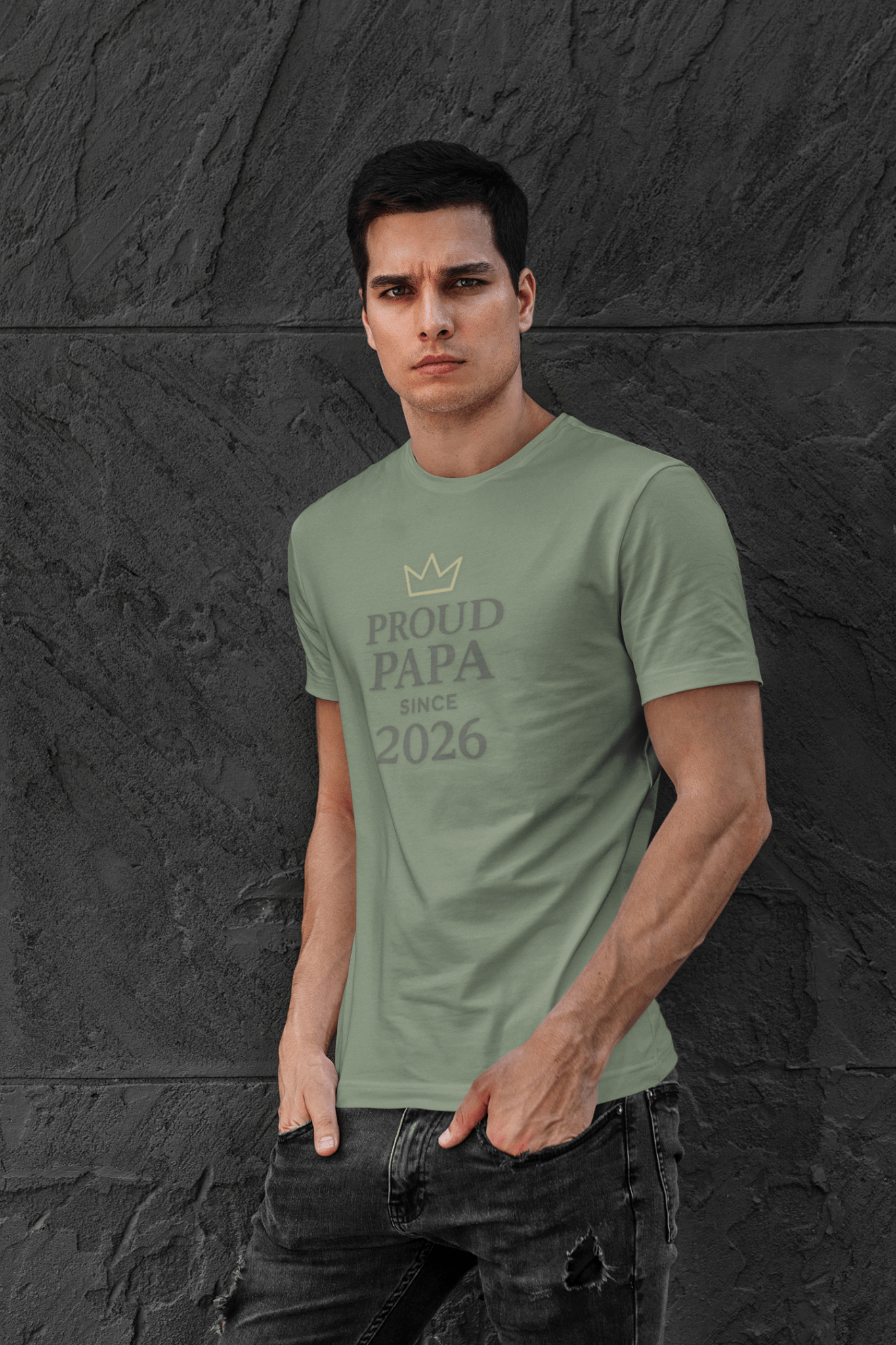 Proud Papa T-Shirt: Perfect Father's Day Gift for New Dads - Hearth&Hugz