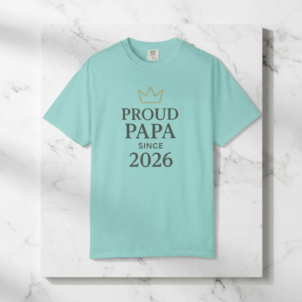 Proud Papa T-Shirt: Perfect Father's Day Gift for New Dads - Hearth&Hugz