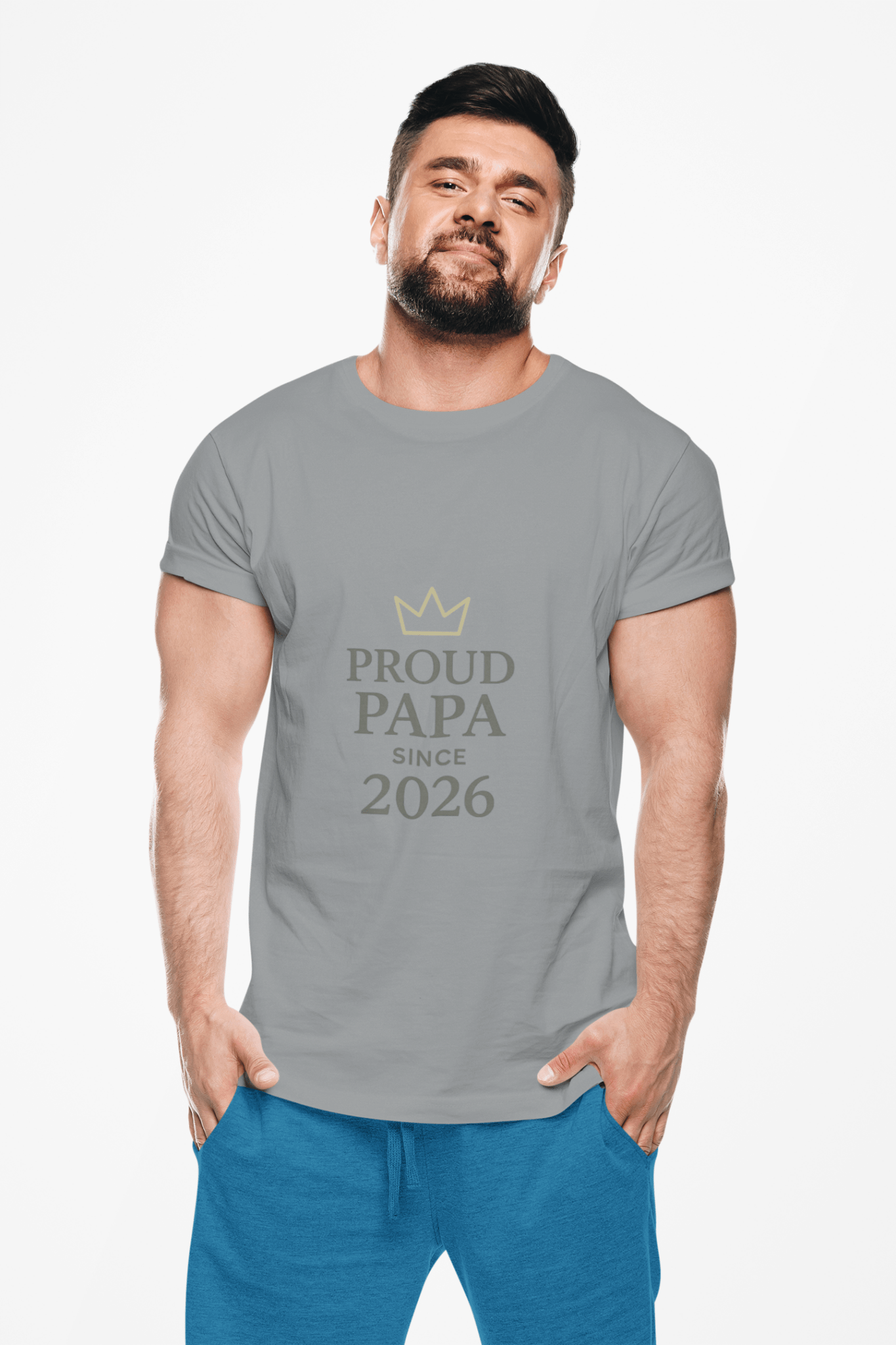 Proud Papa T-Shirt: Perfect Father's Day Gift for New Dads - Hearth&Hugz