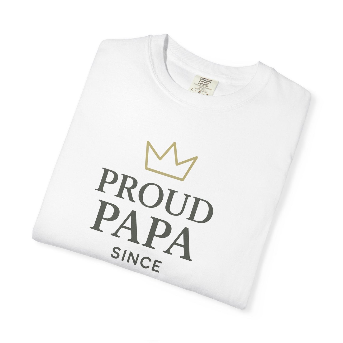 Proud Papa T-Shirt: Perfect Father's Day Gift for New Dads - Hearth&Hugz